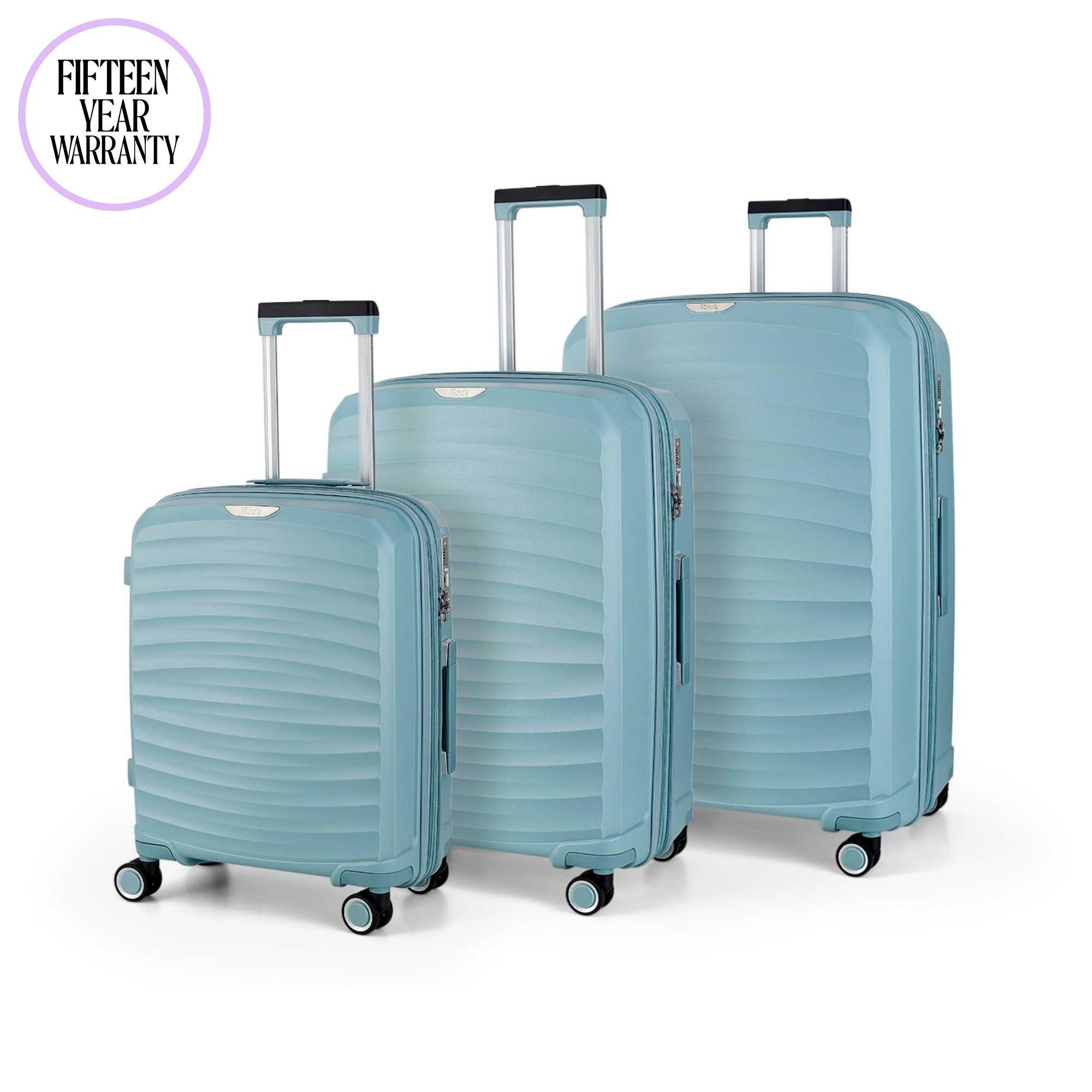 Light Blue - Rock - Sunwave Suitcase Light Blue - 1