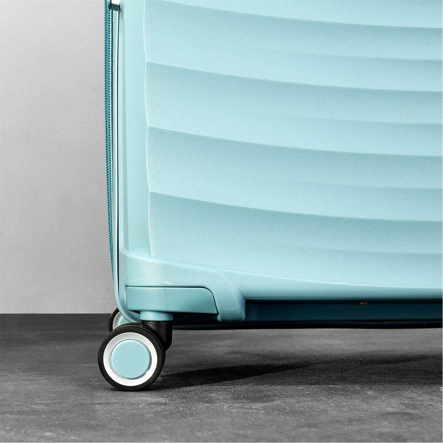 Light Blue - Rock - Sunwave Suitcase Light Blue - 3