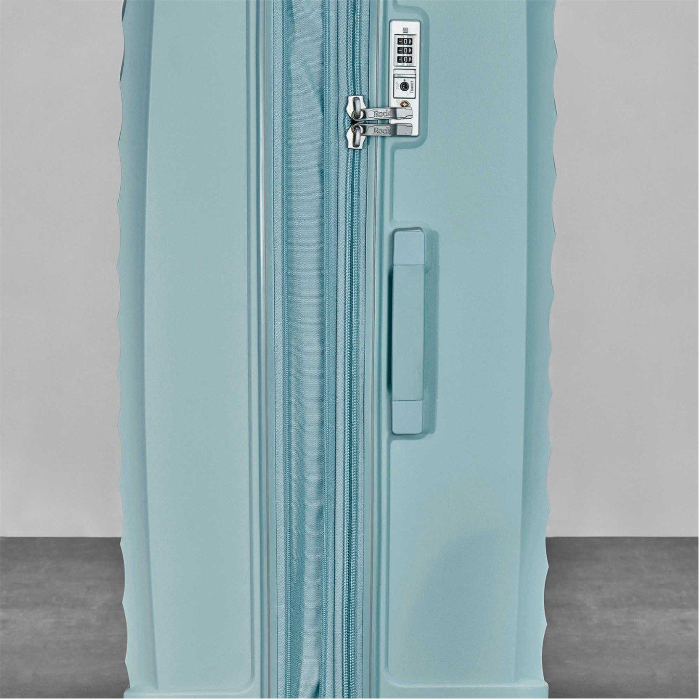 Light Blue - Rock - Sunwave Suitcase Light Blue - 4