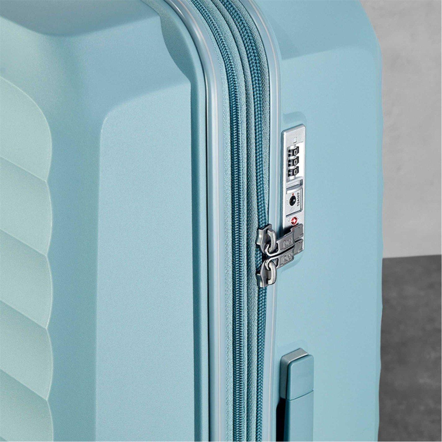 Light Blue - Rock - Sunwave Suitcase Light Blue - 6