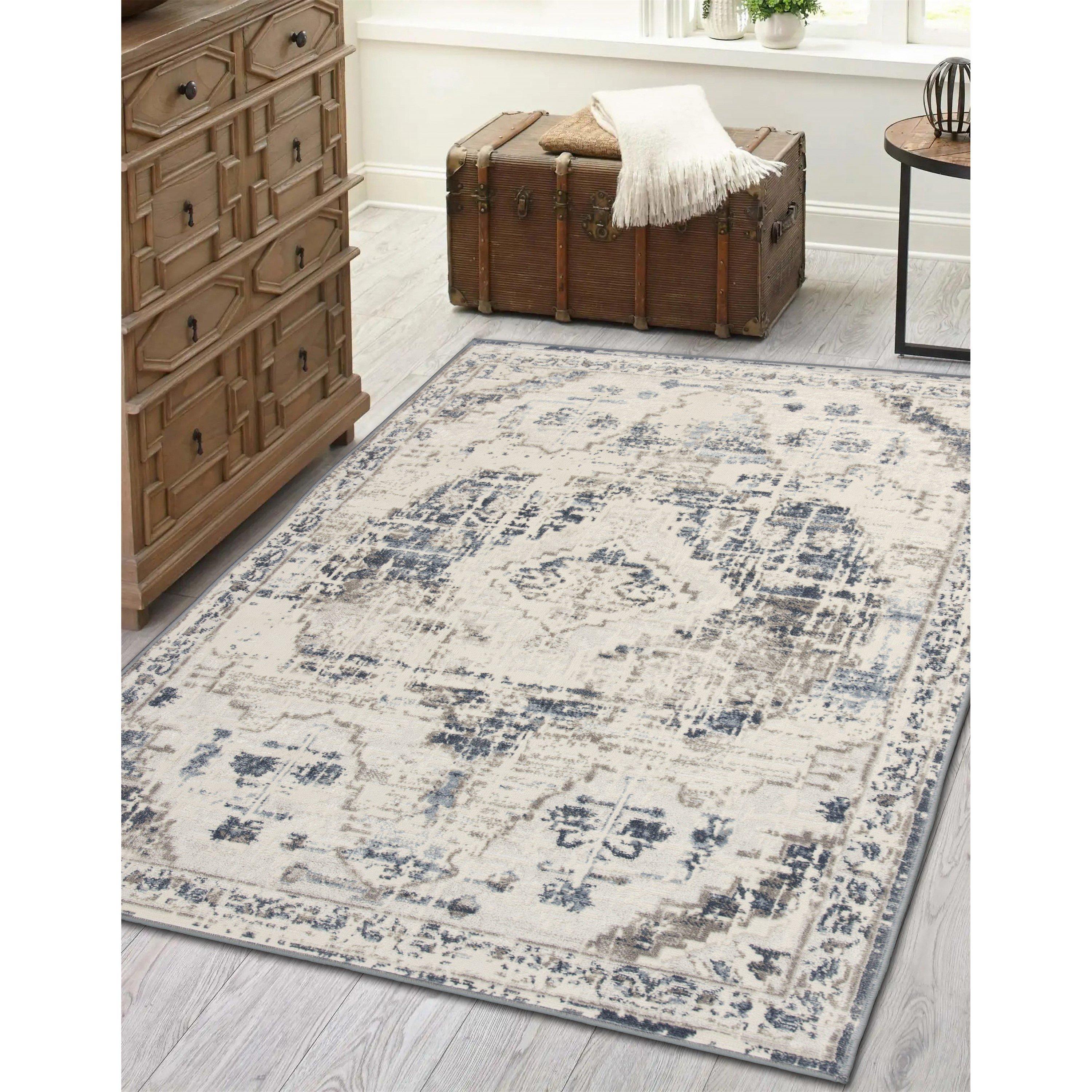 Navy - Arthouse - Muse Oriental Navy 160 x 230cm Rug - 7