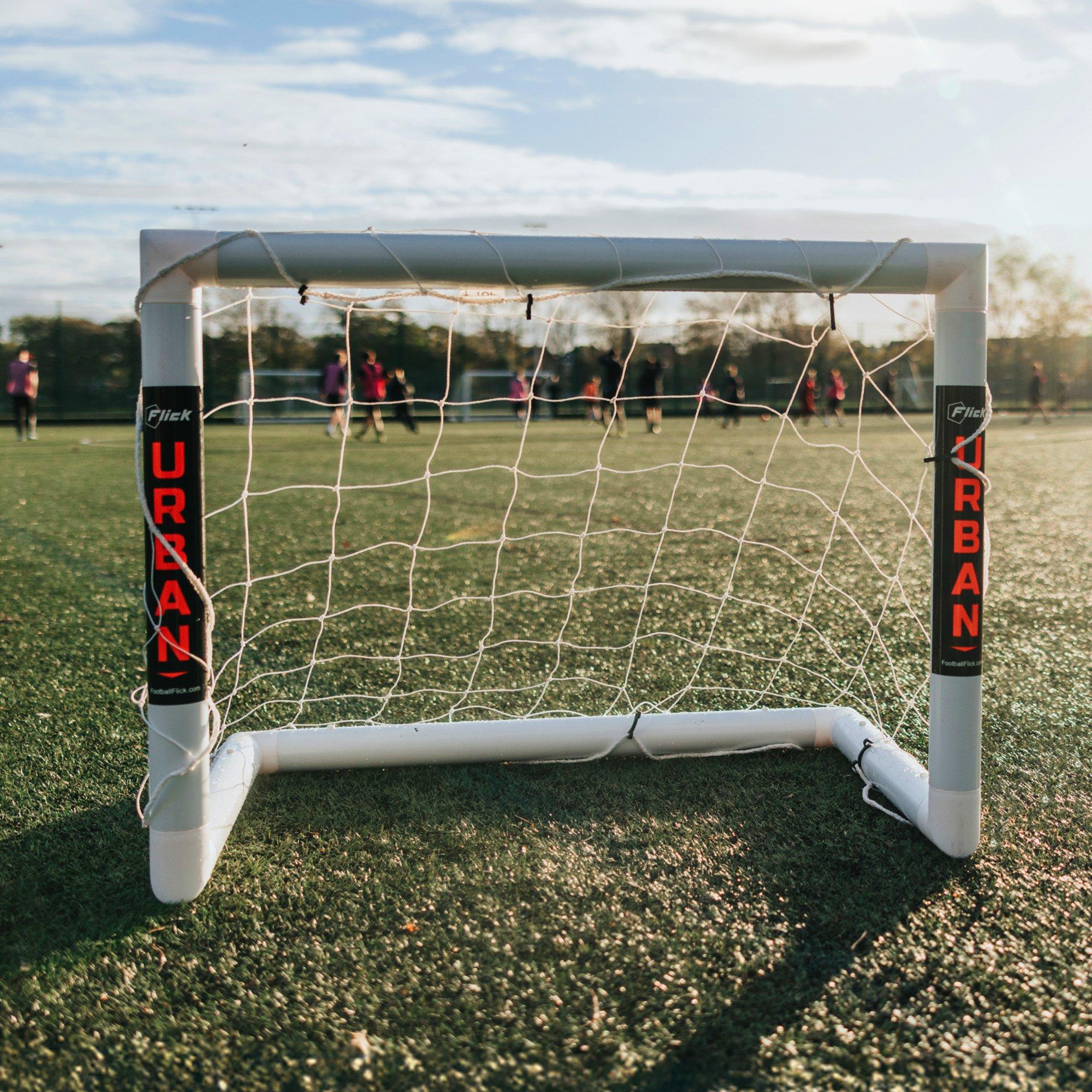 White - Football Flick - Urban Mini Goal - 3 x 2.5 - 1