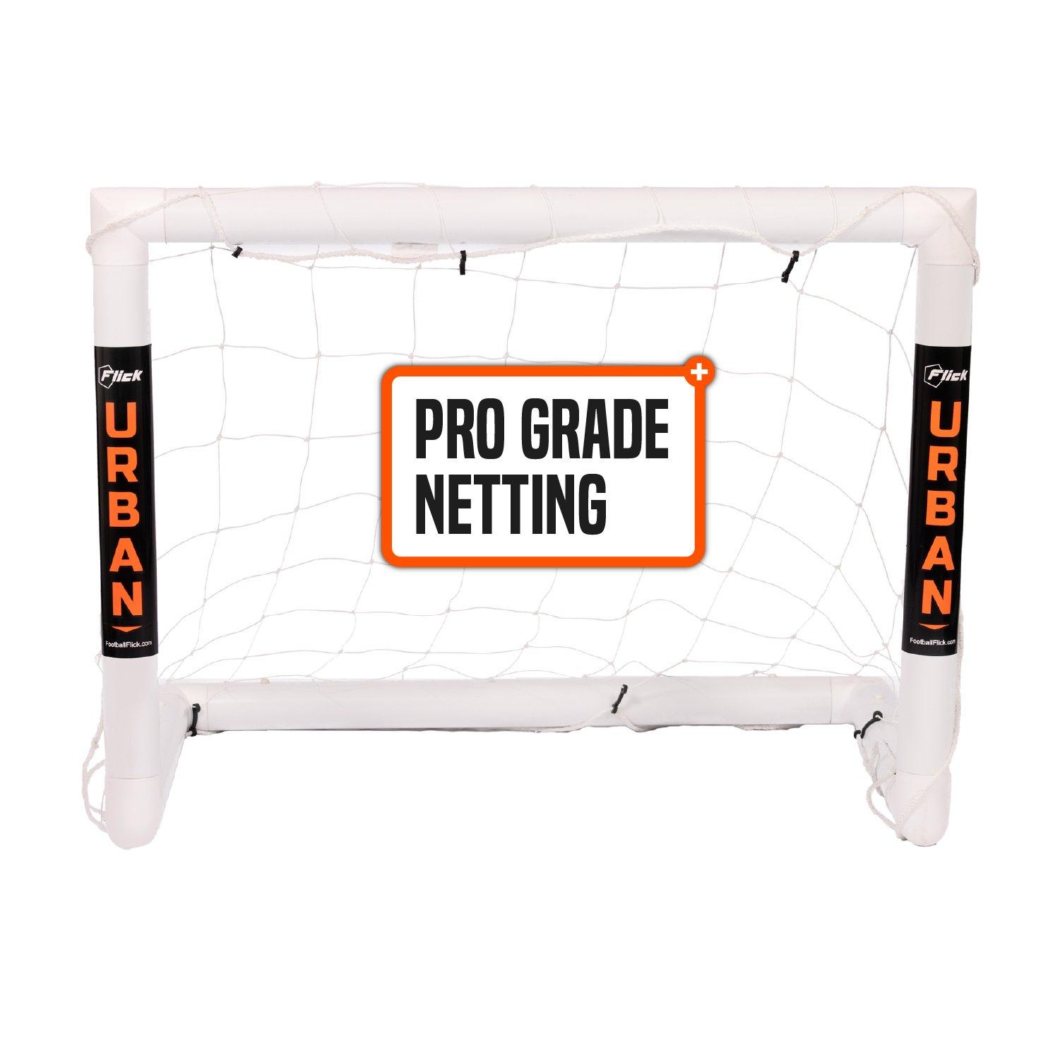 White - Football Flick - Football Flick Urban Mini Goal - 3 x 2.5 - 8