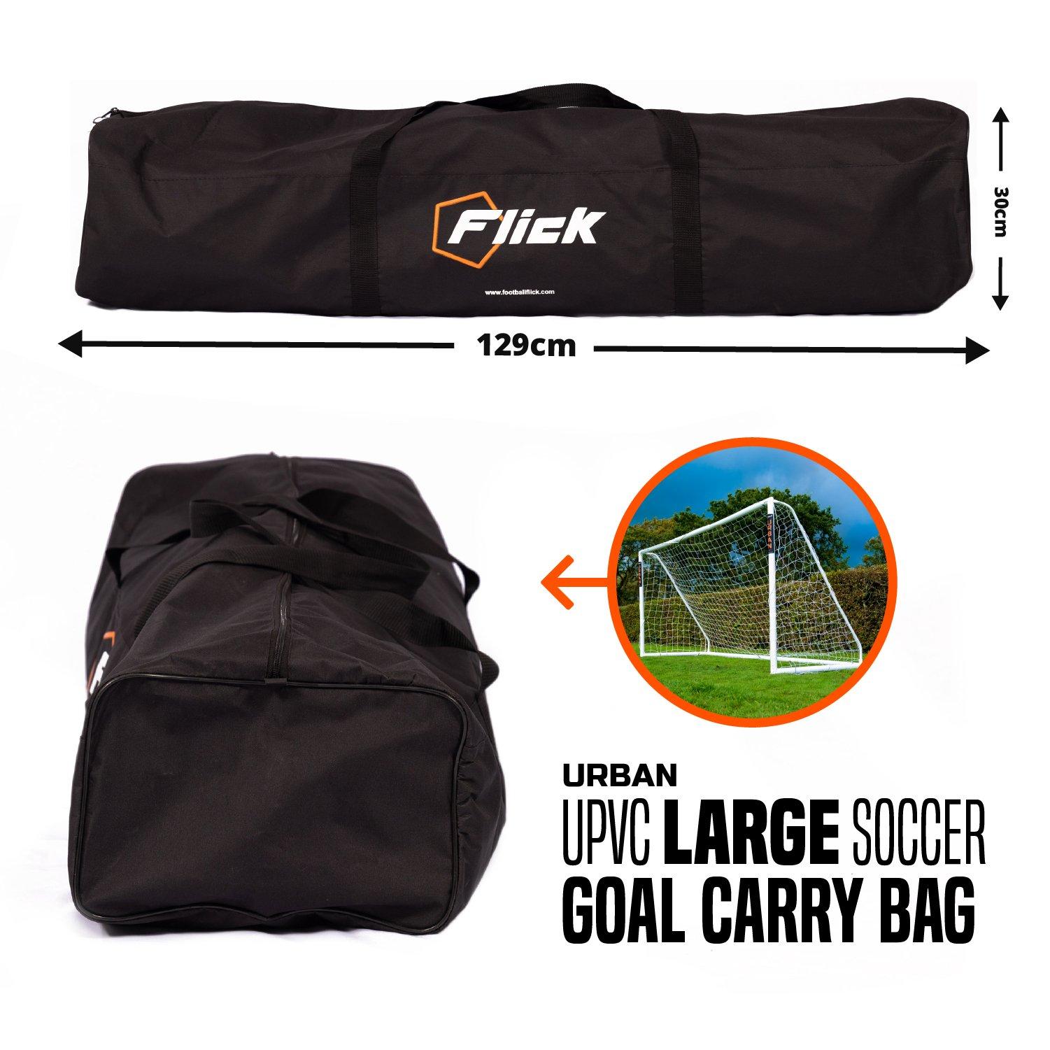 Black - Football Flick - Football Flick  Urban uPVC Football Goal Bag Large - 2