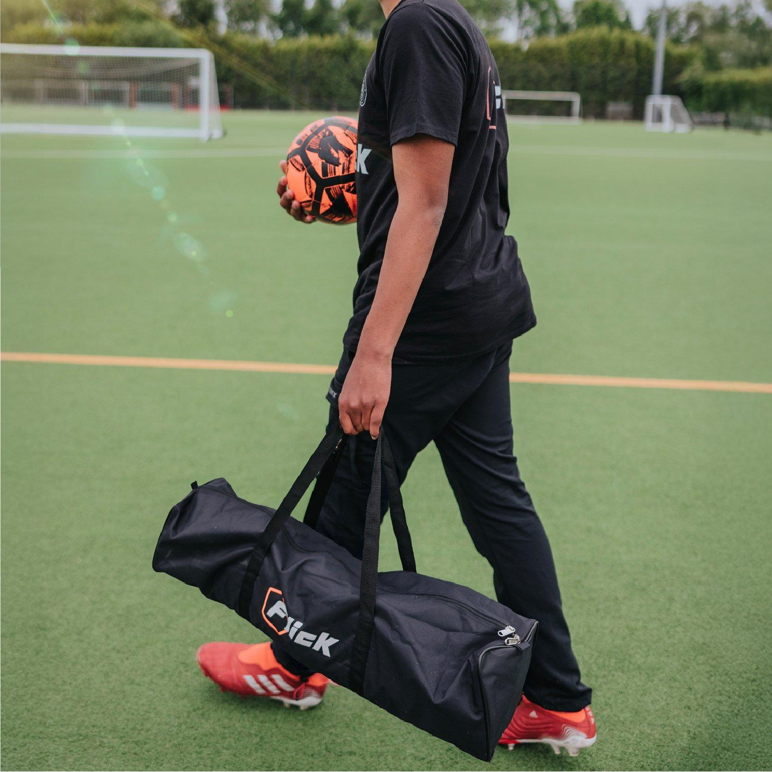 Black - Football Flick - Football Flick  Urban uPVC Football Goal Bag Large - 4