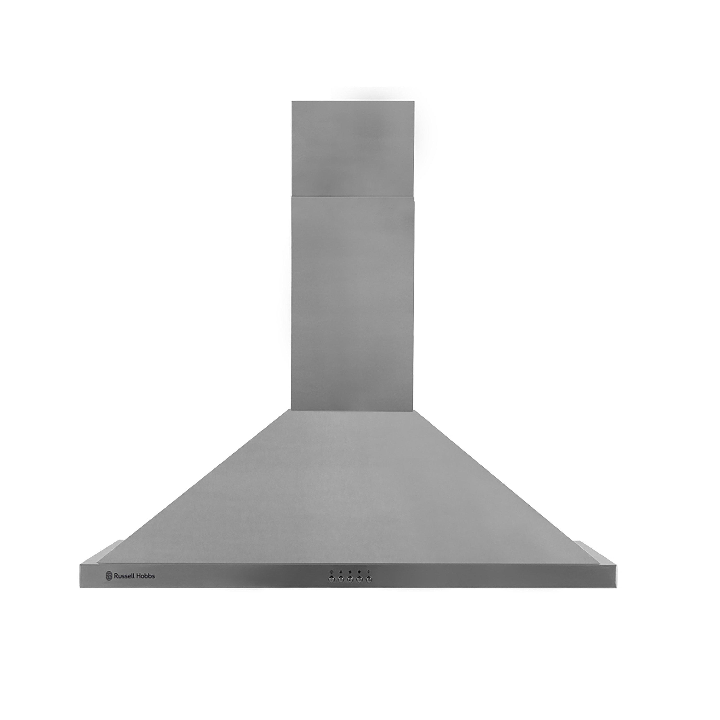 Stainless Steel - Russell Hobbs - RHSCH901SS-M 90cm Wide Chimney Cooker Hood - 1