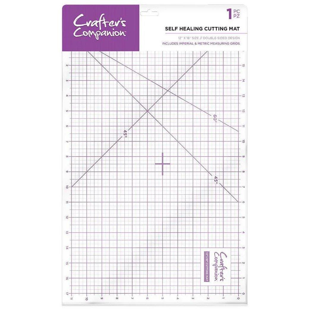 White - Crafters Companion - Cutting Mat - 12x18 - 1