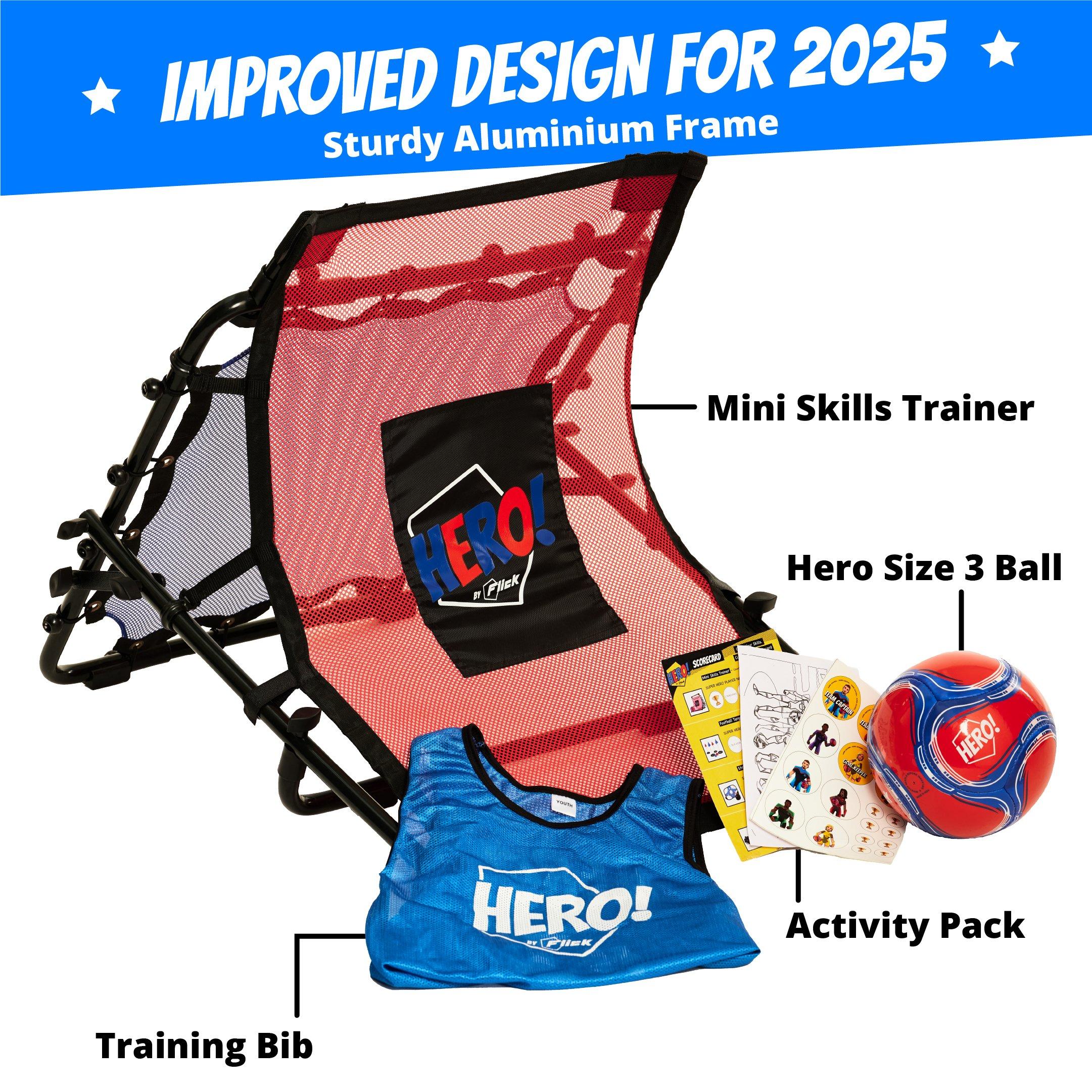 Black Blue & Re - Football Flick - Football Flick HERO! Mini Skills Trainer - 2