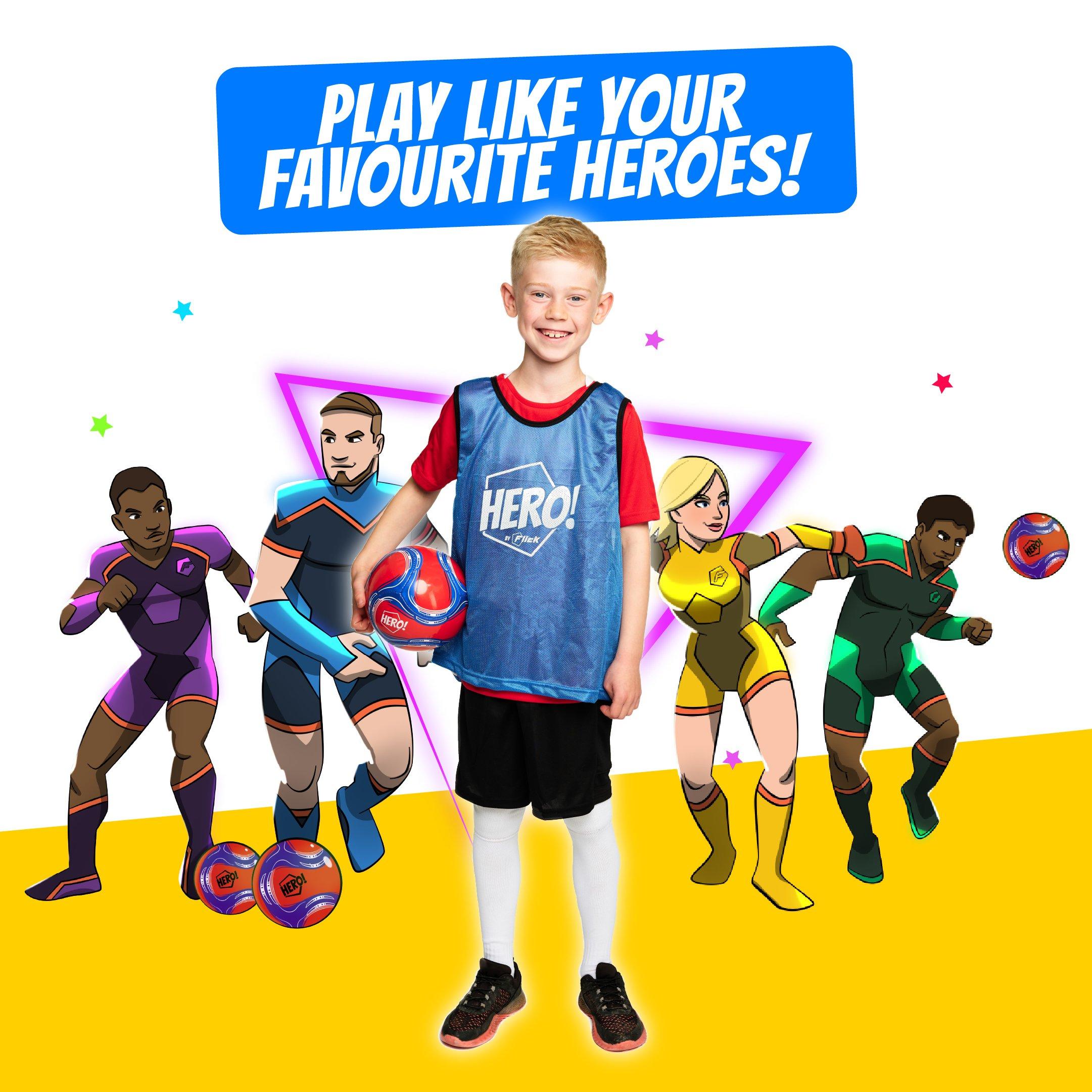 Black Blue & Re - Football Flick - Football Flick HERO! Mini Skills Trainer - 11