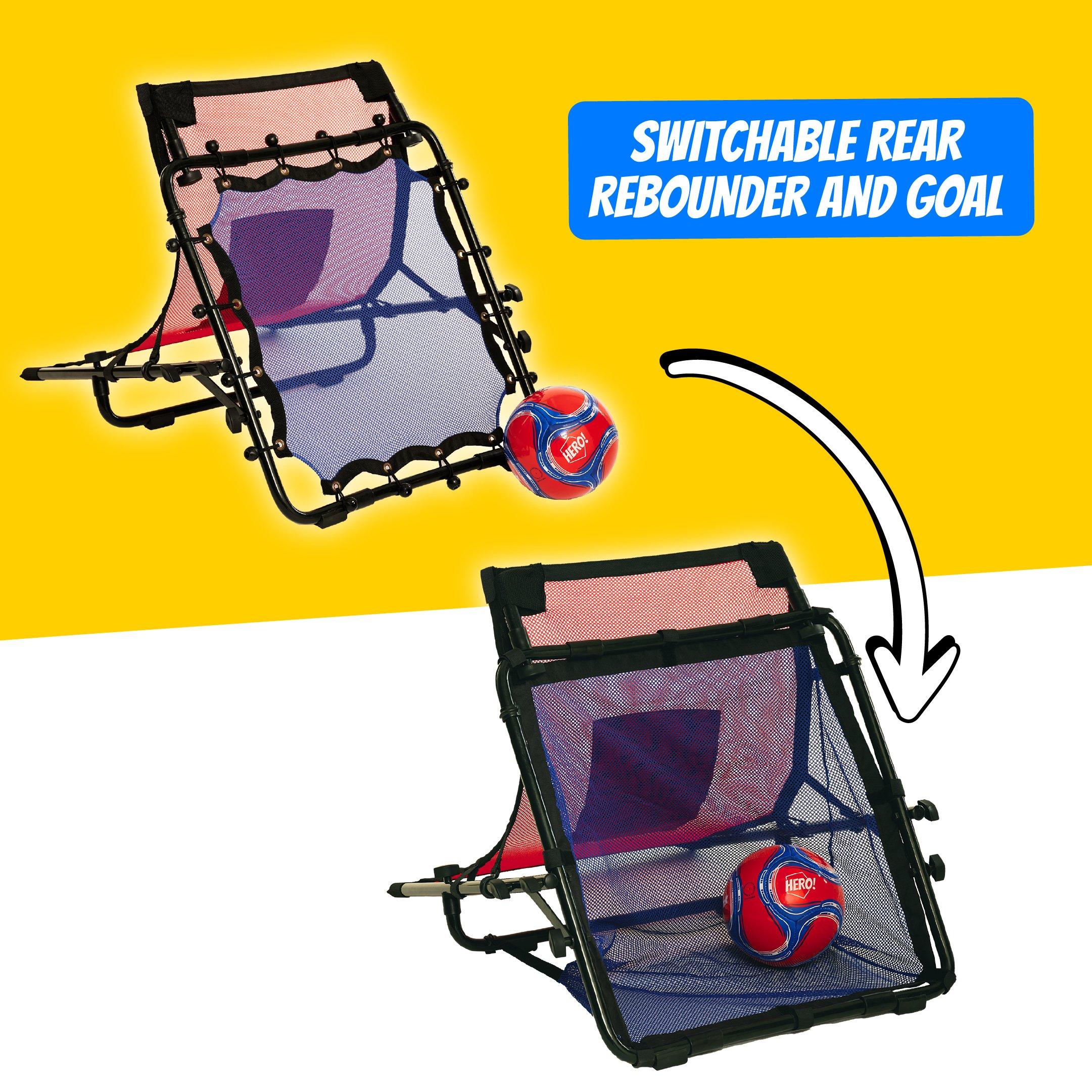 Black Blue & Re - Football Flick - Football Flick HERO! Mini Skills Trainer - 5