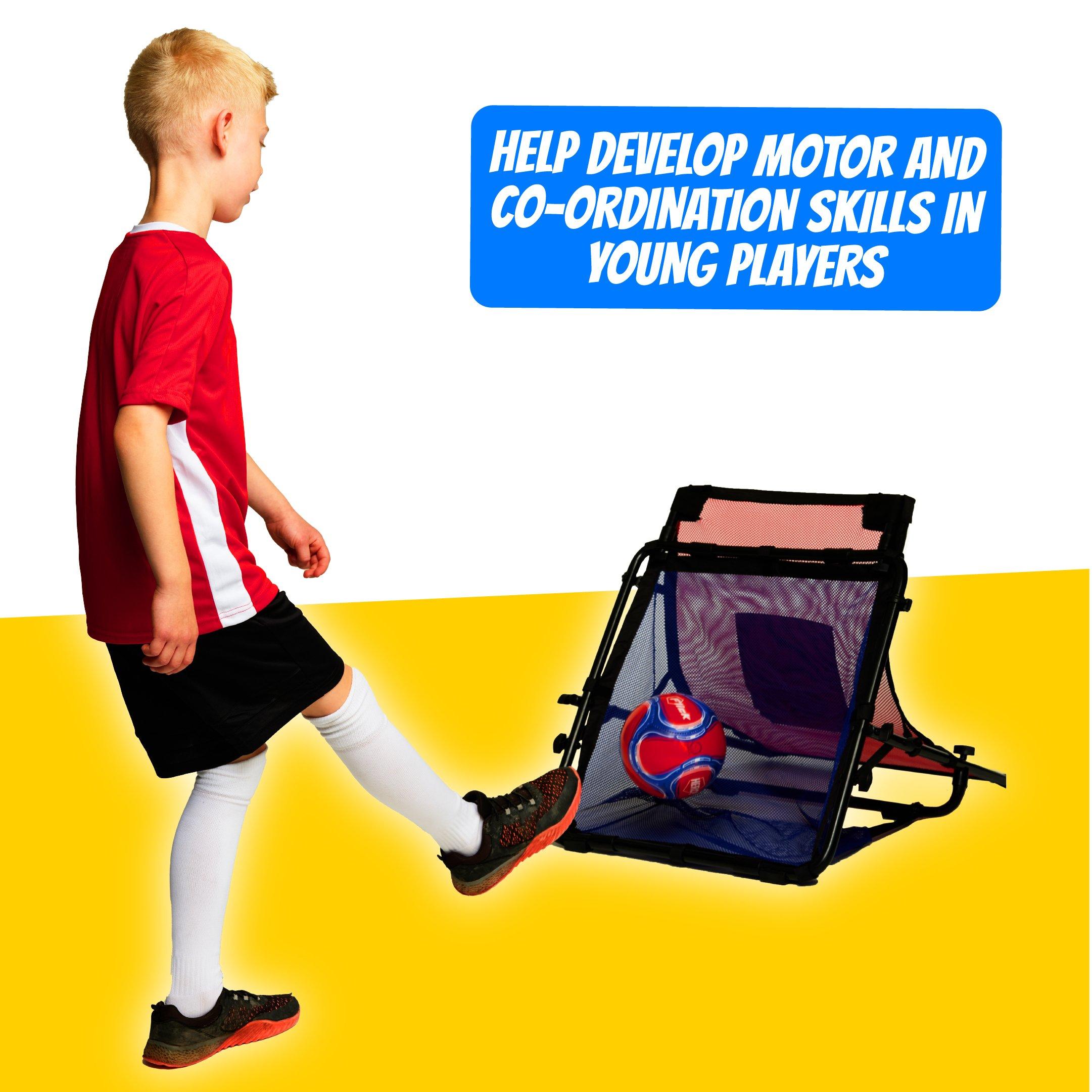 Black Blue & Re - Football Flick - Football Flick HERO! Mini Skills Trainer - 6