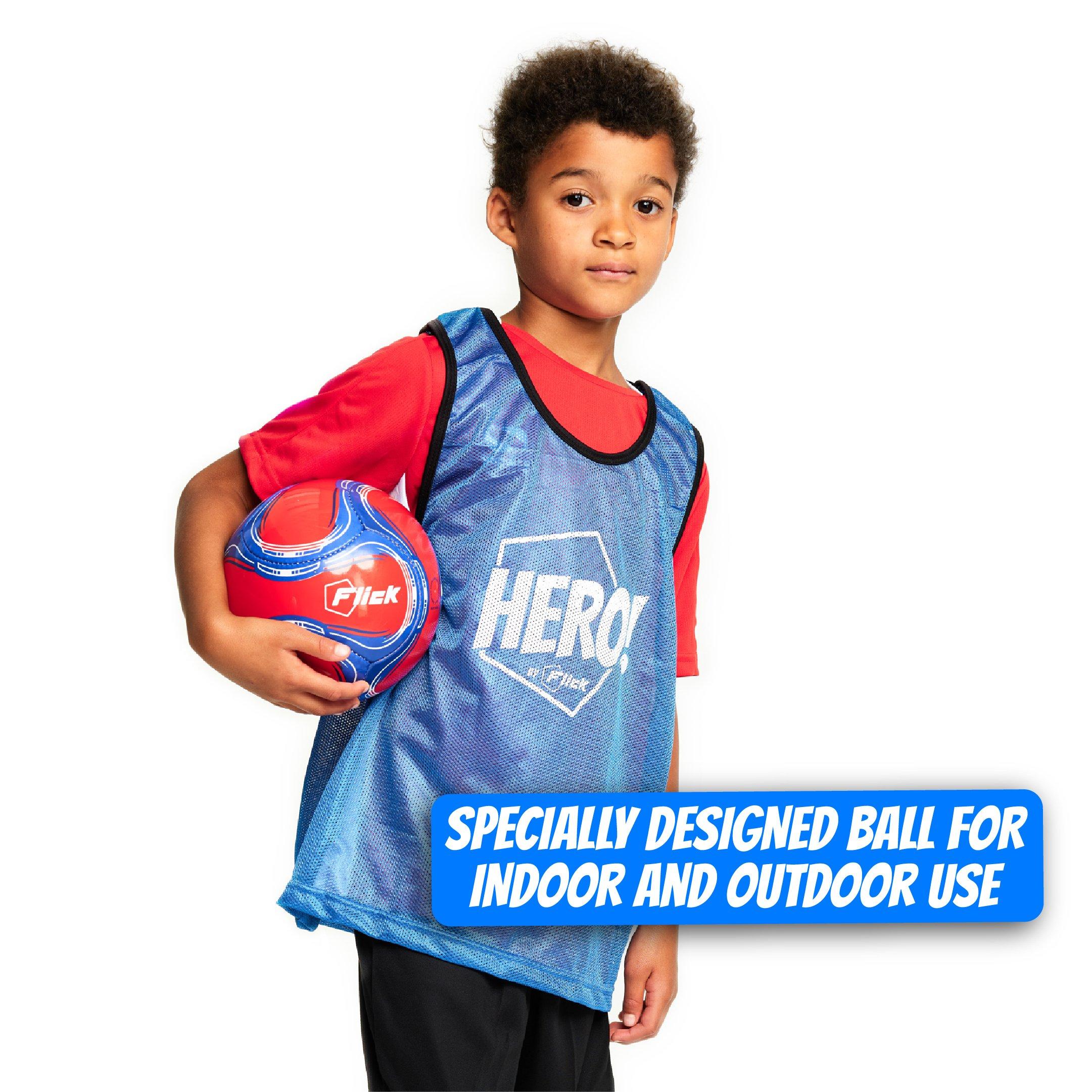 Black Blue & Re - Football Flick - Football Flick HERO! Mini Skills Trainer - 7