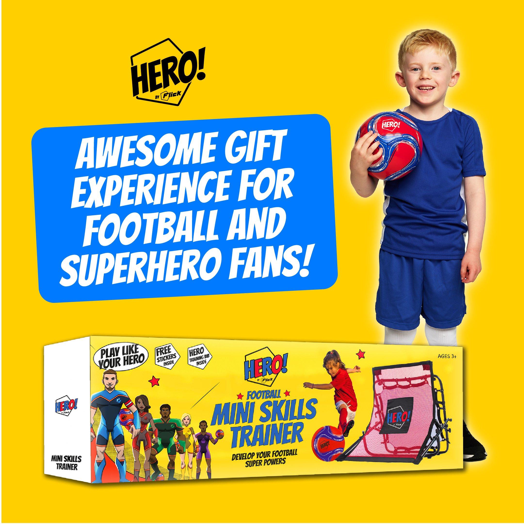 Black Blue & Re - Football Flick - Football Flick HERO! Mini Skills Trainer - 8