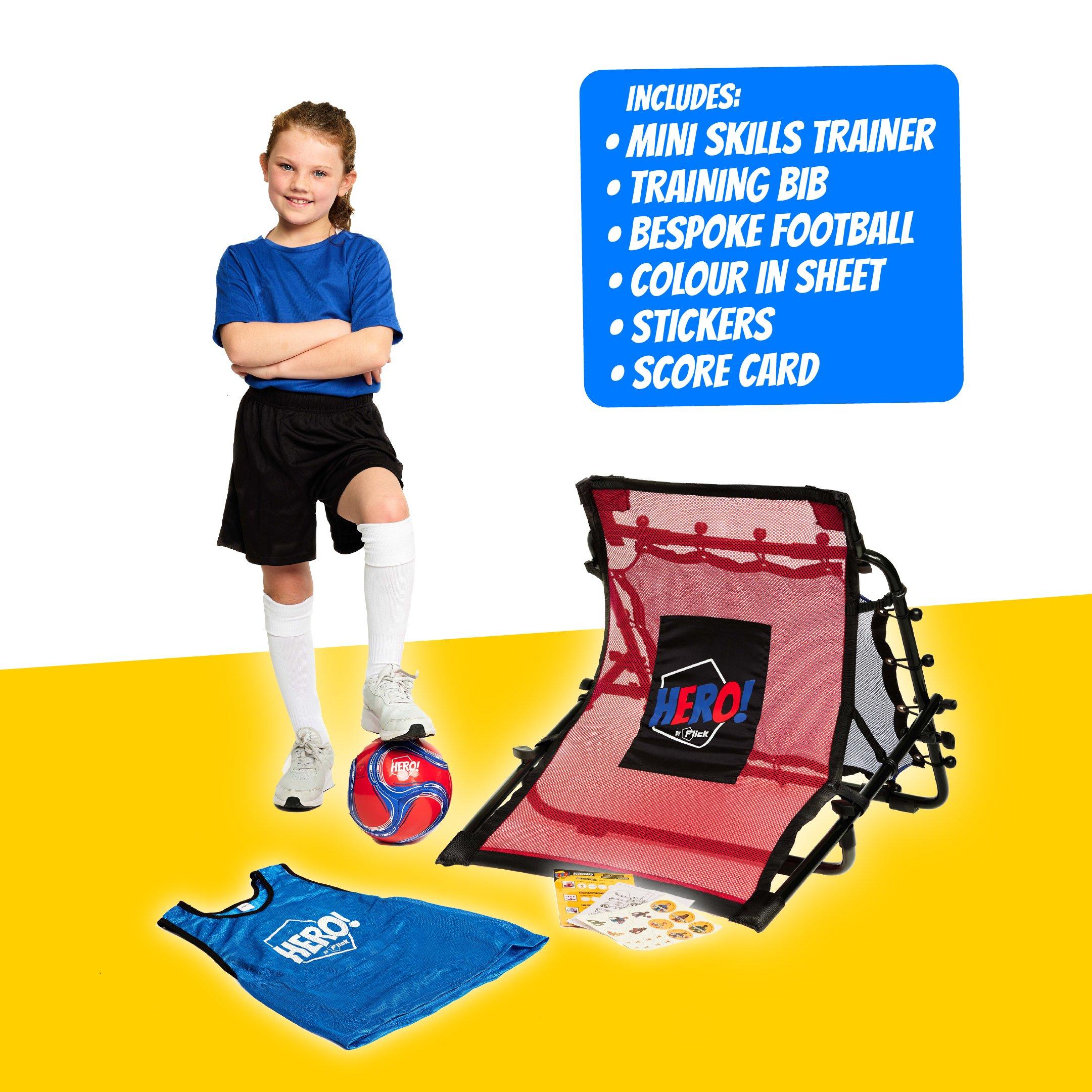 Black Blue & Re - Football Flick - Football Flick HERO! Mini Skills Trainer - 9