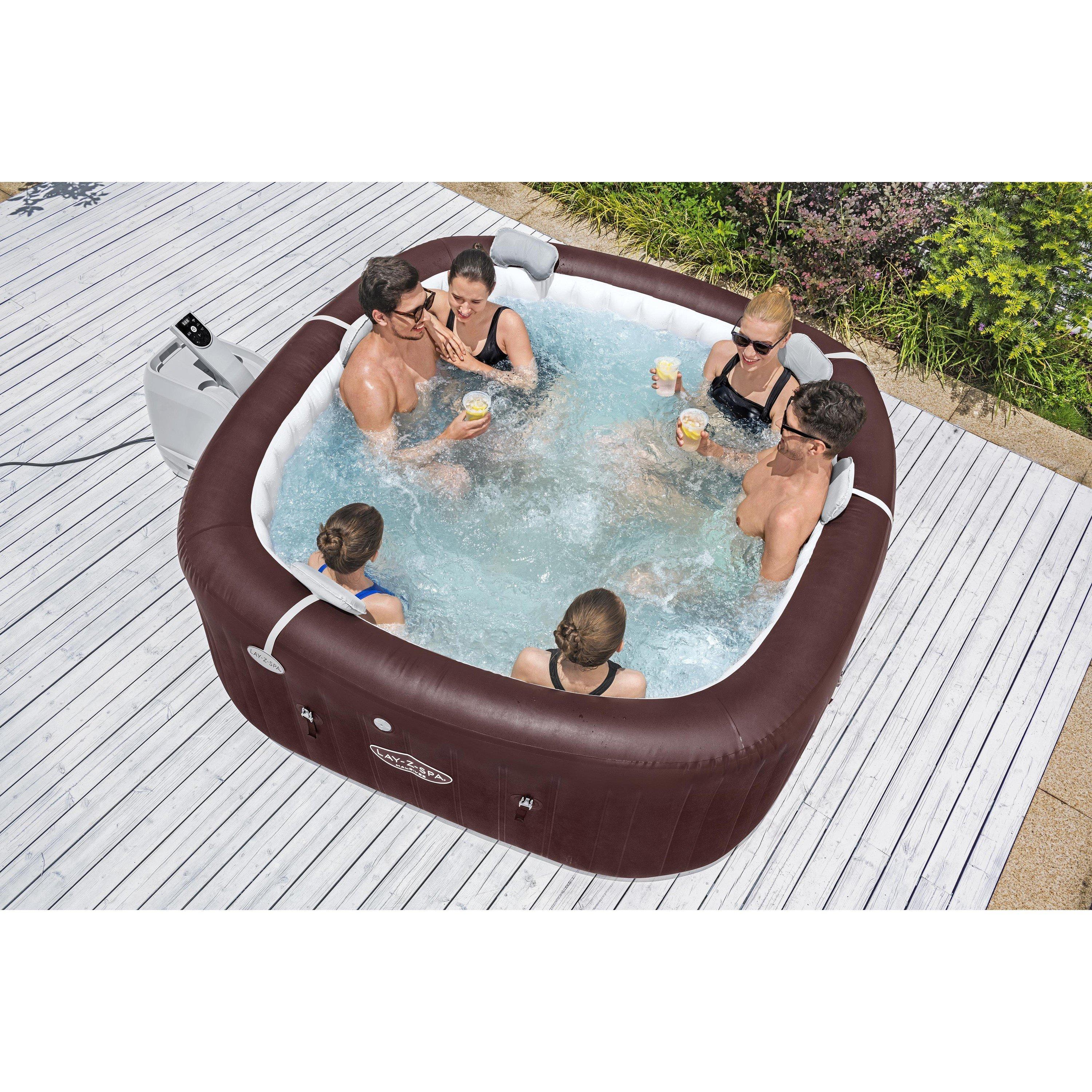 Burgundy - Lay-Z-Spa - Maldives HydroJet Pro - 2