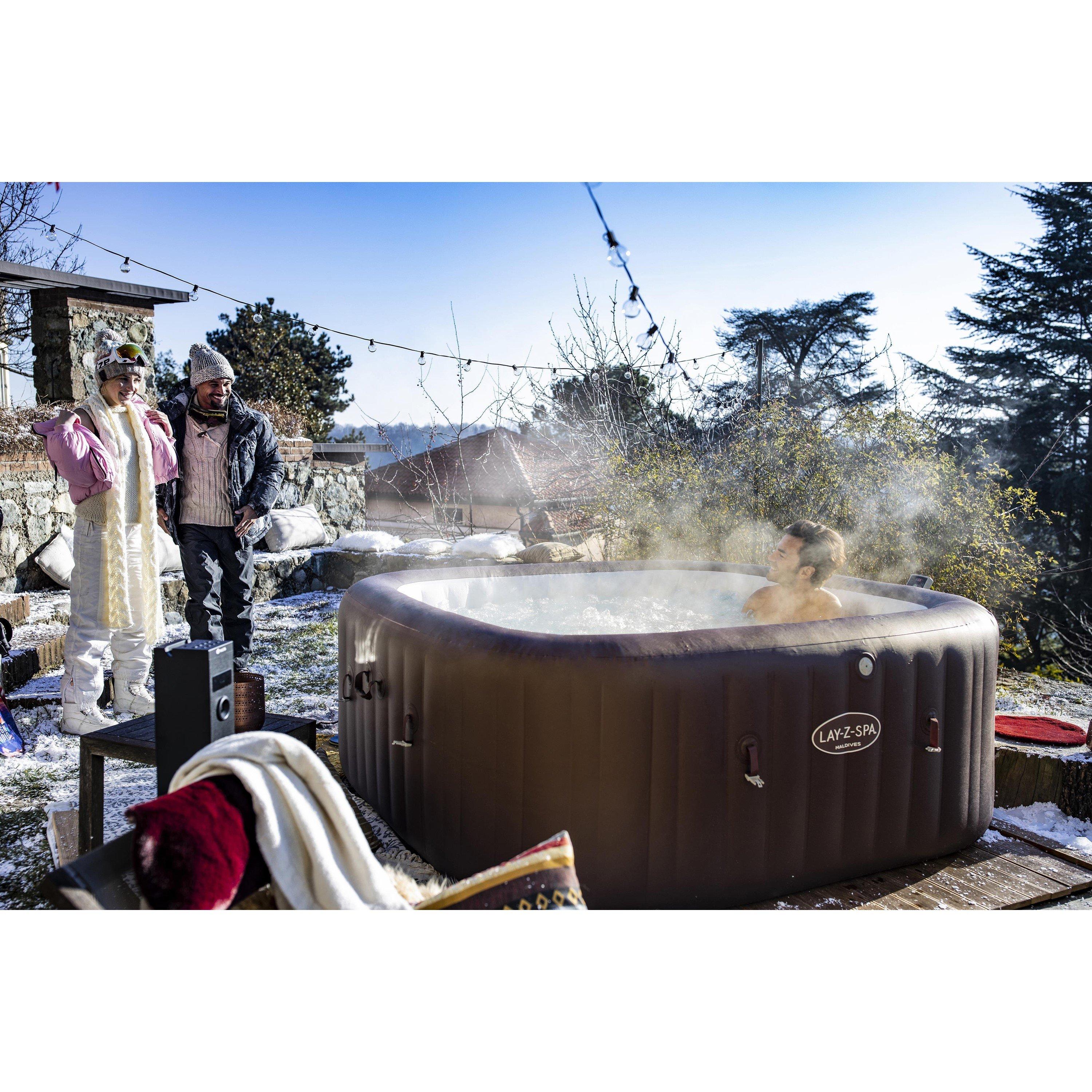 Burgundy - Lay-Z-Spa - Maldives HydroJet Pro - 3