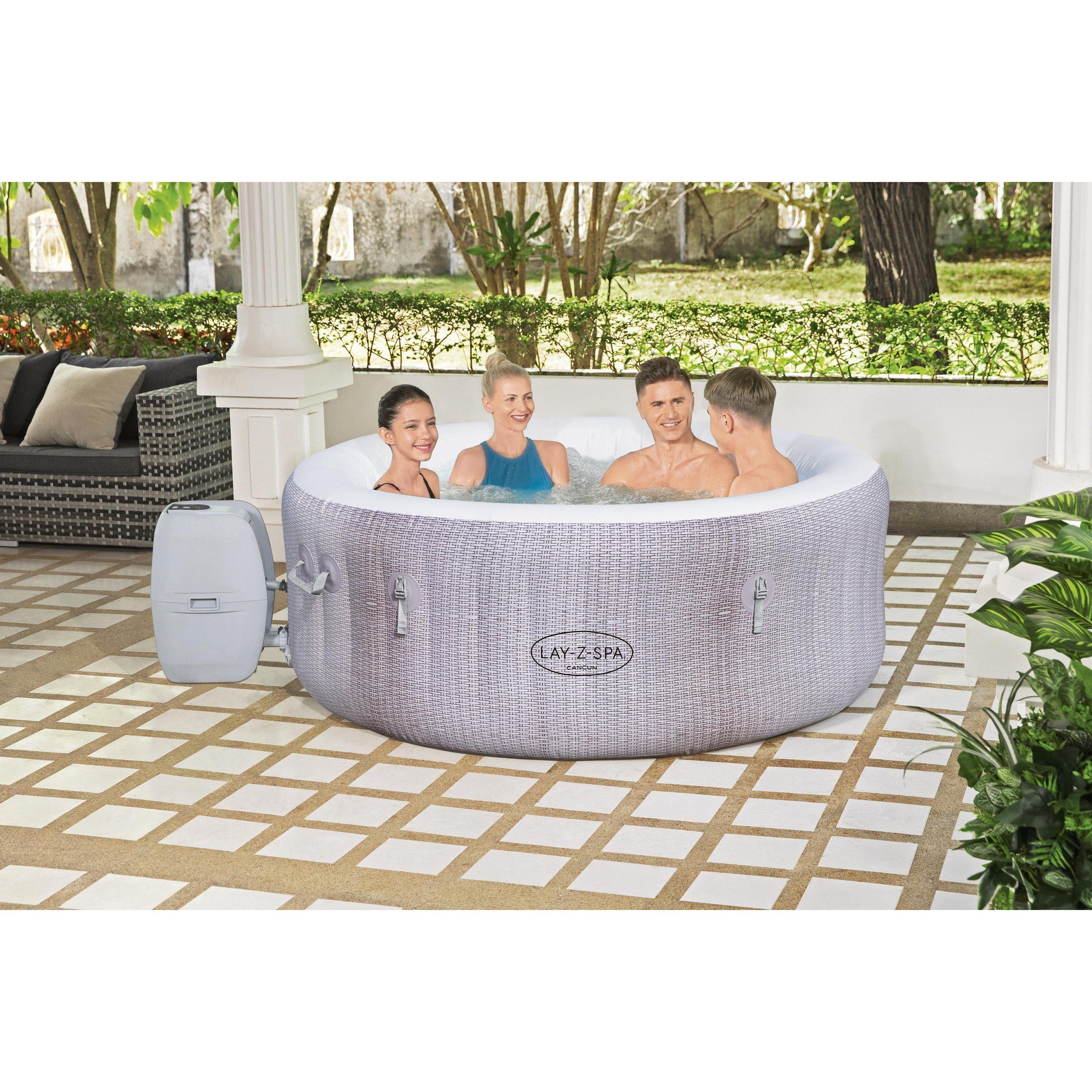 Lay-Z-Spa  Cancun Airjet™ 4 Person - Grey