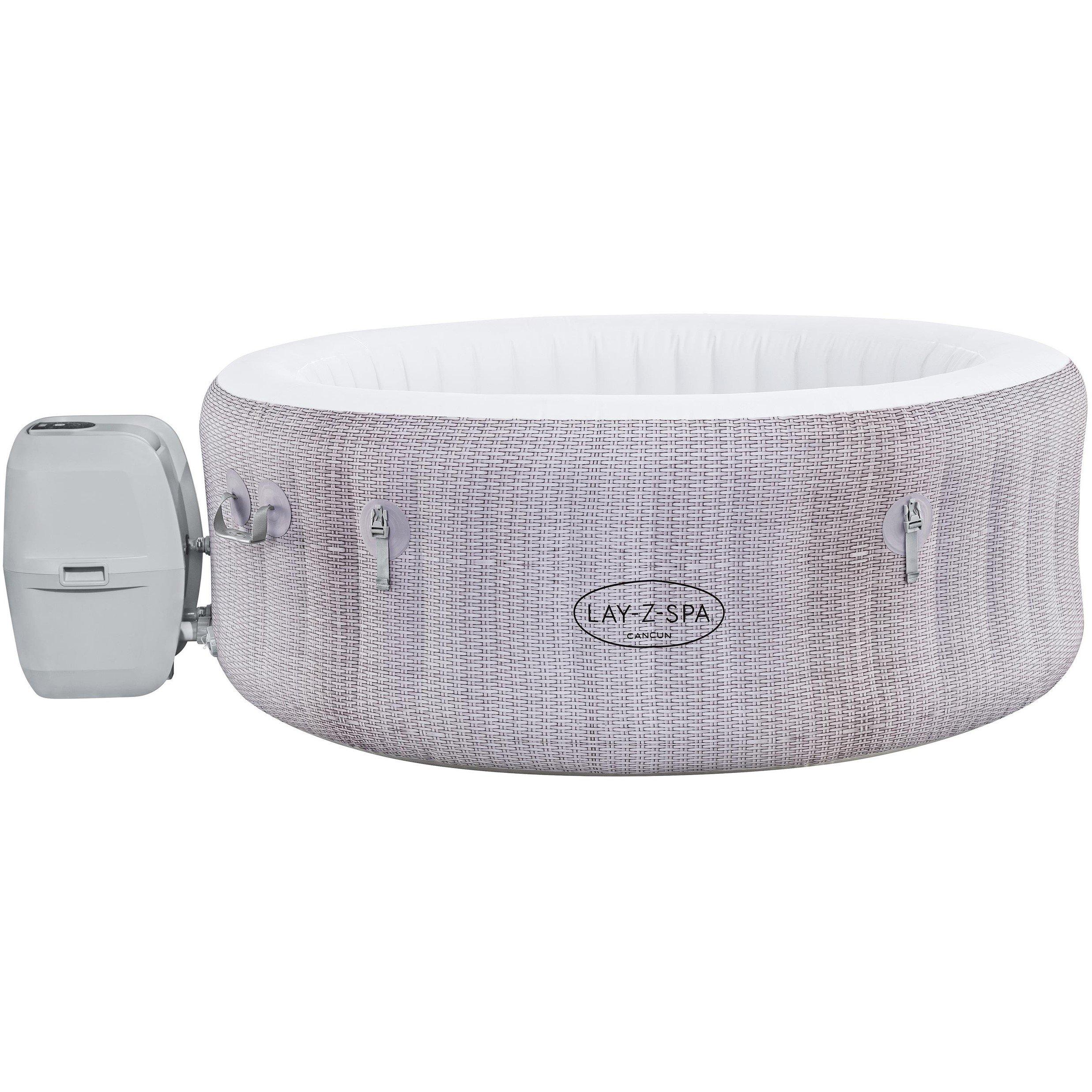 Grey - Lay-Z-Spa - Lay-Z-Spa Cancun AirJet - 7