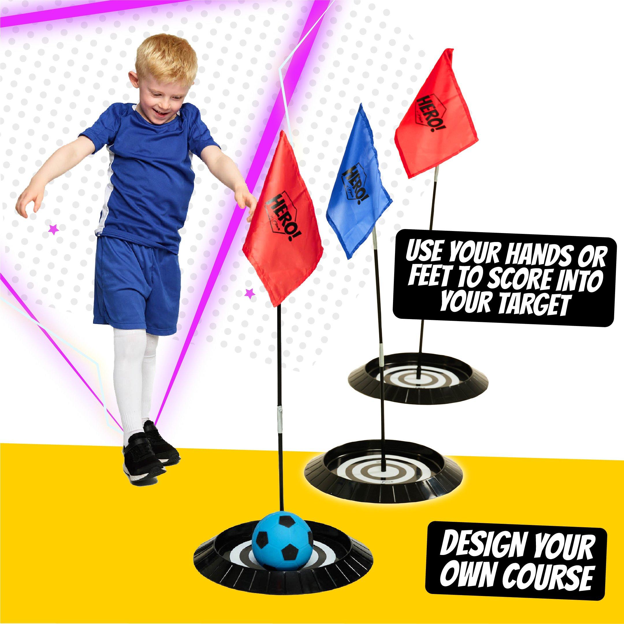 Black Blue & Re - Football Flick - Football Flick HERO! Target Course - 2