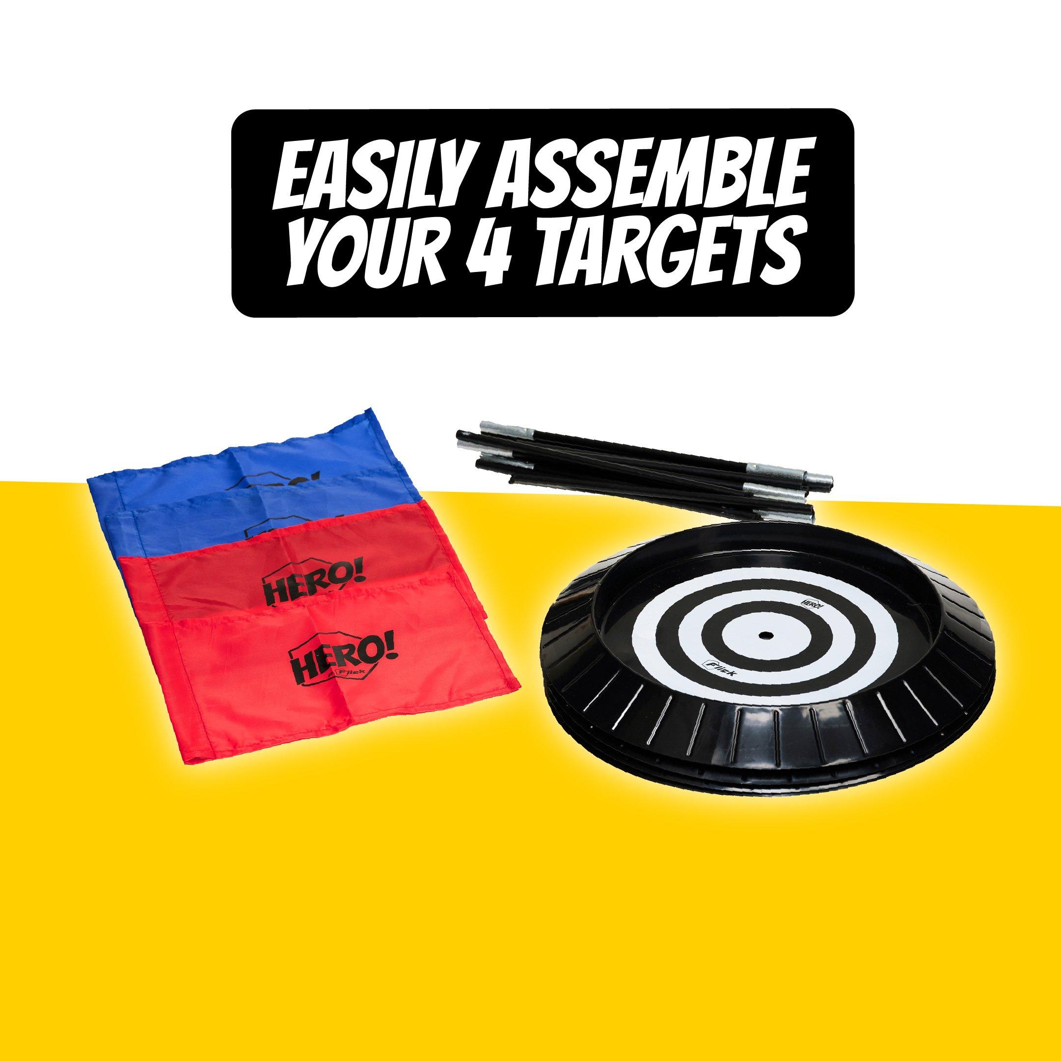 Black Blue & Re - Football Flick - Football Flick HERO! Target Course - 4