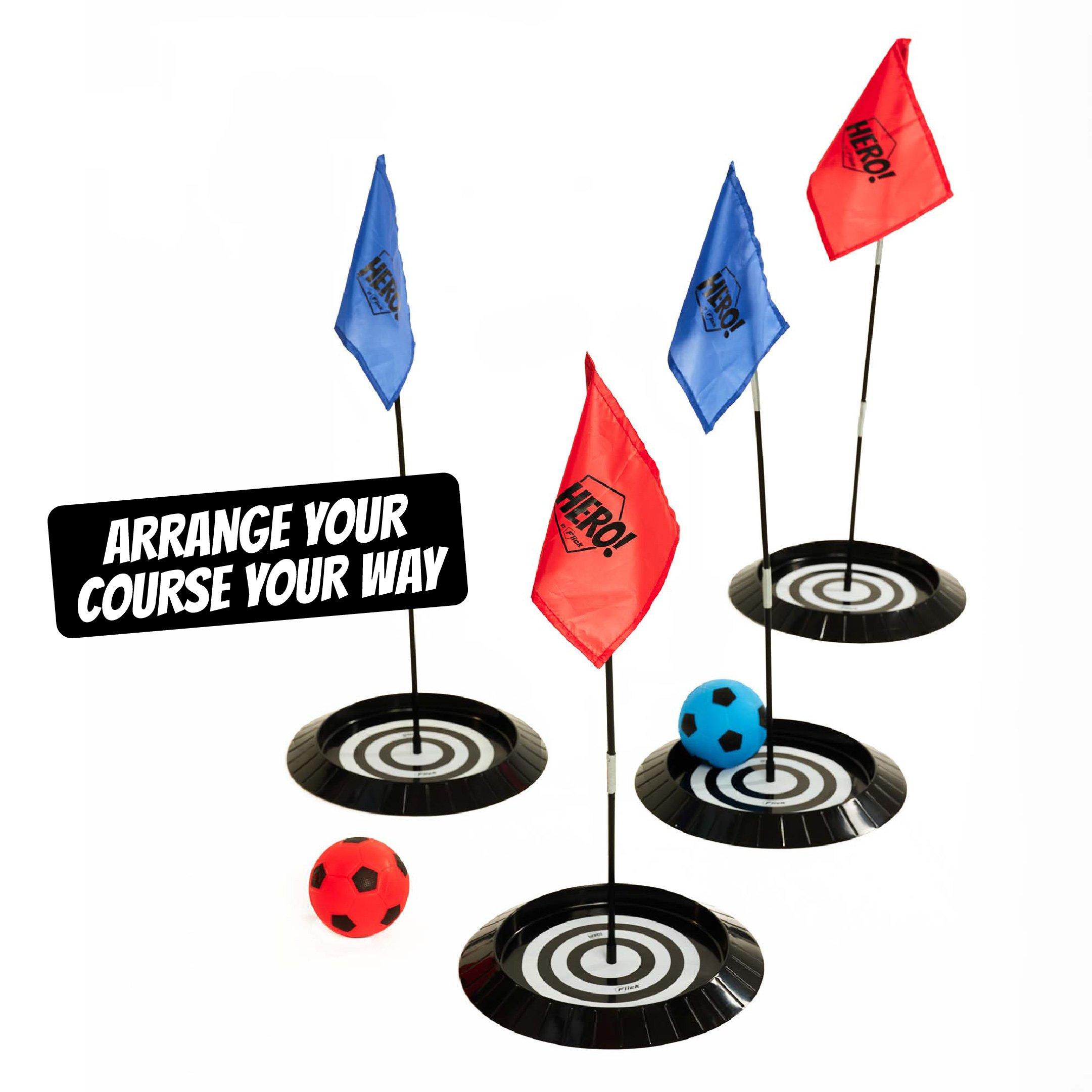 Black Blue & Re - Football Flick - Football Flick HERO! Target Course - 5