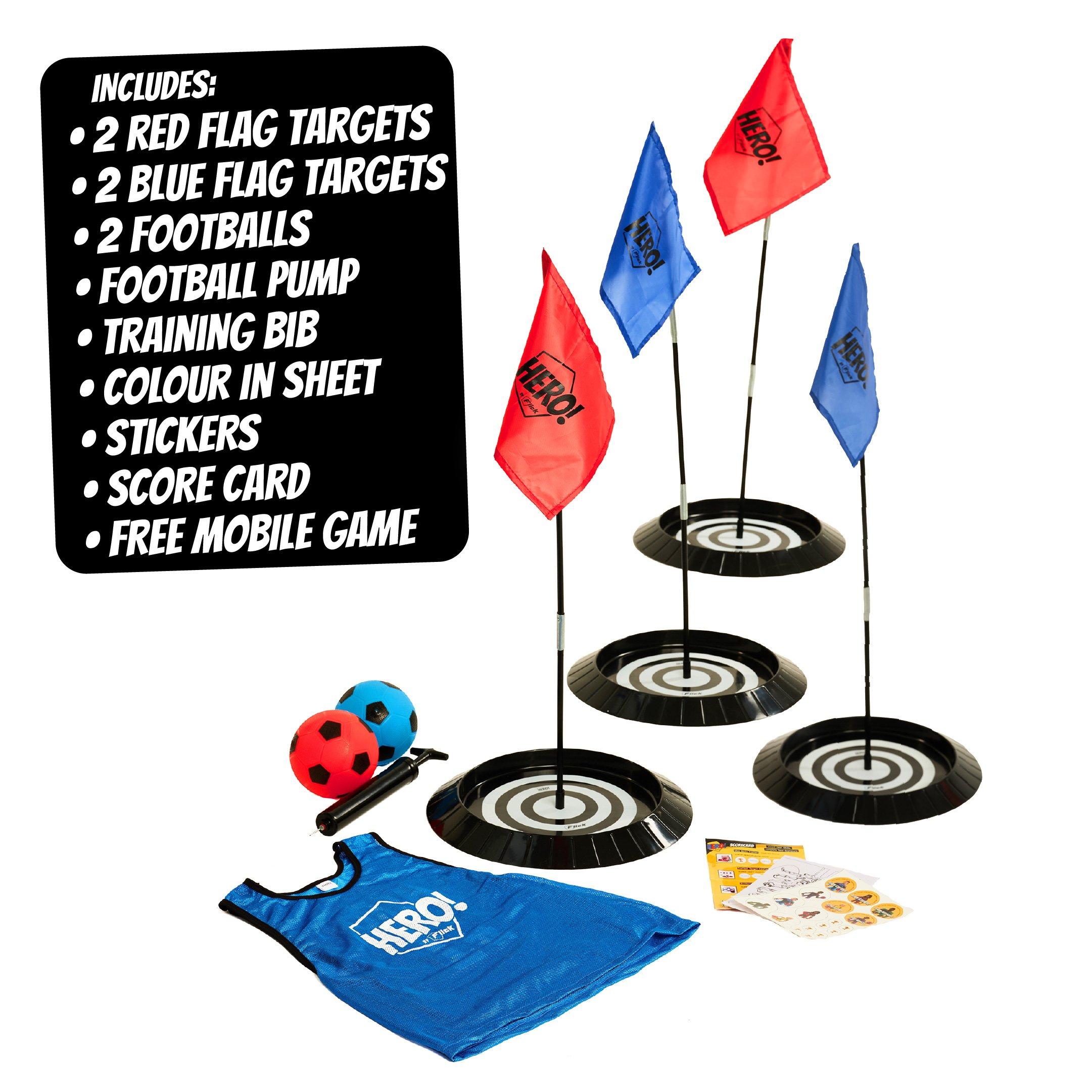 Black Blue & Re - Football Flick - Football Flick HERO! Target Course - 7