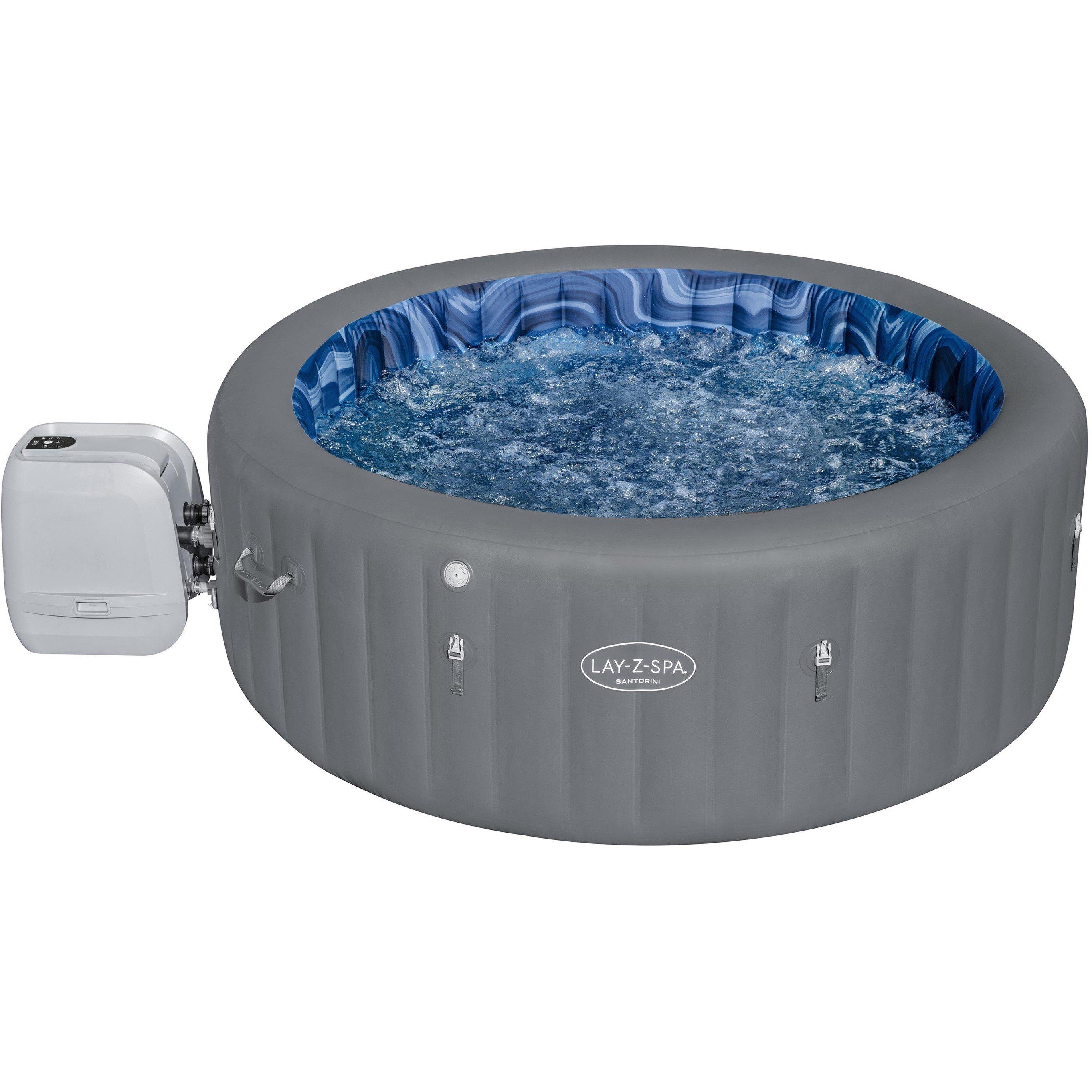 Grey - Lay-Z-Spa - Santorini Hydrojet Pro - 7