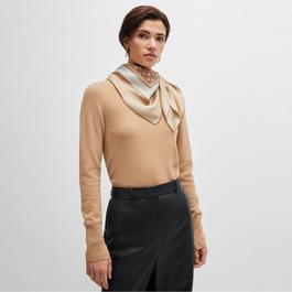 Boss Lain Silk-Twill Scarf
