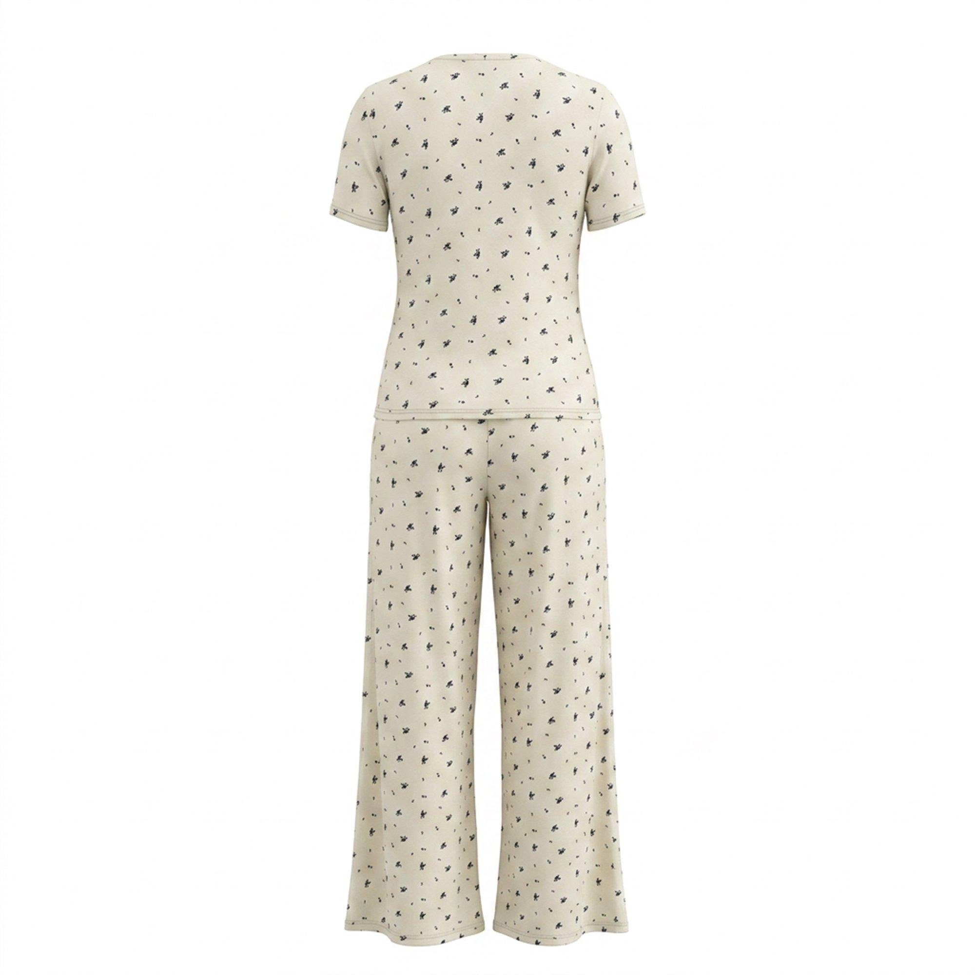 Ditsy Bloemen - Linea - Linea SS Trouser Set Ld64 - 2