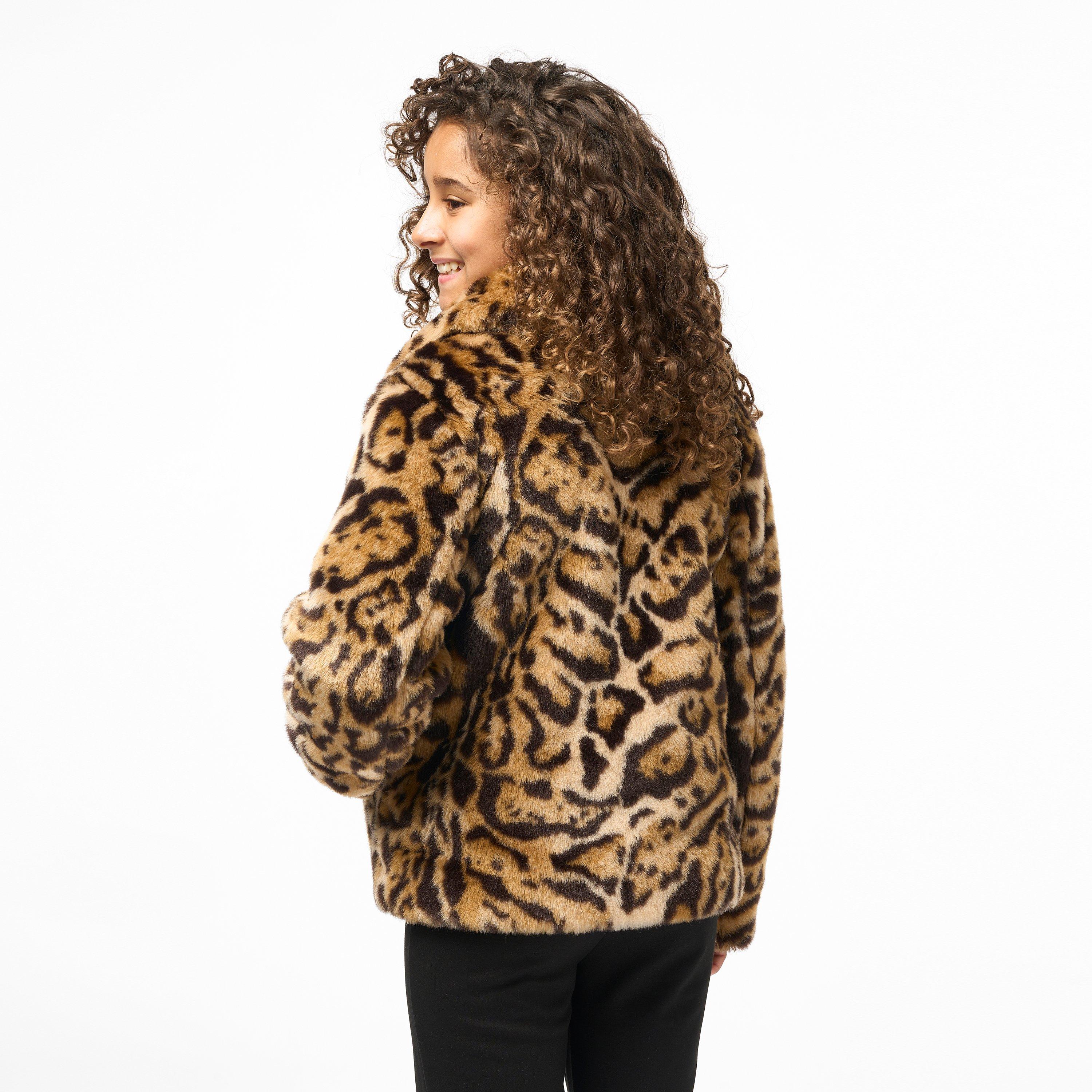 Leopard - Biba - Junior Girls Biba Faux Fur Jacket - 2