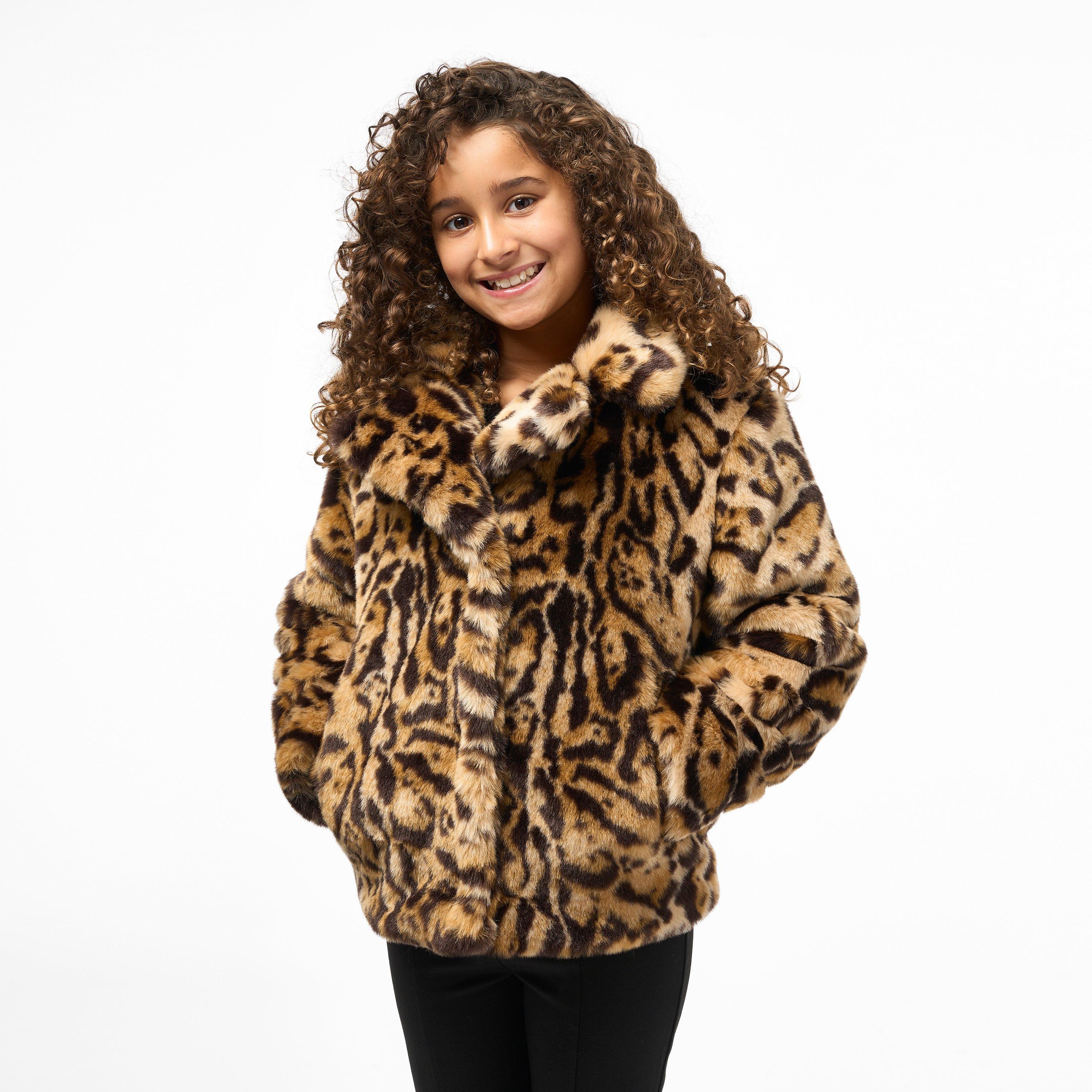 Leopard - Biba - Junior Girls Biba Faux Fur Jacket - 3