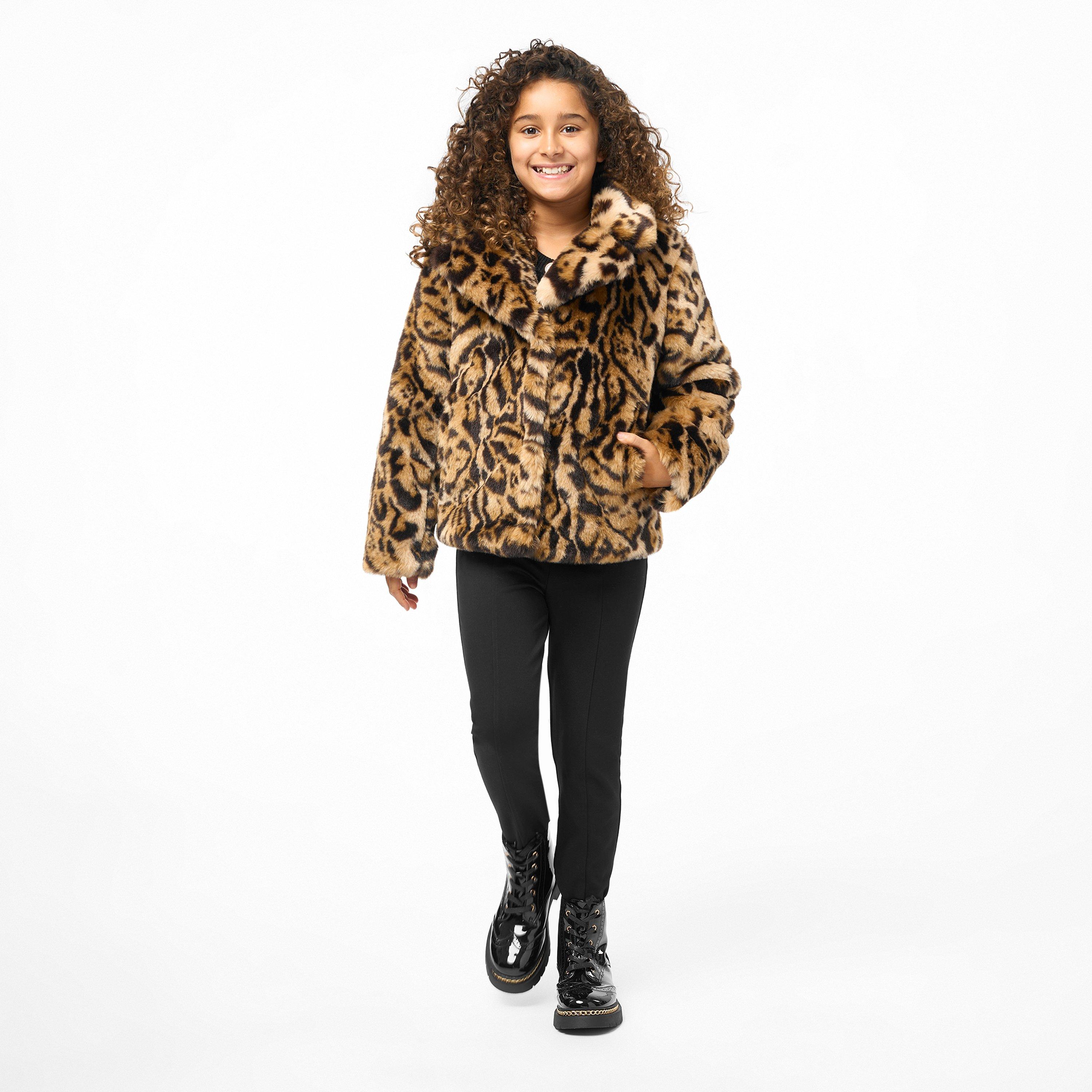 Leopard - Biba - Junior Girls Biba Faux Fur Jacket - 4
