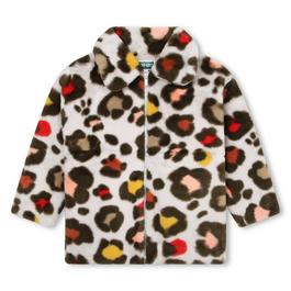 Kenzo Faux Fur Coat Girls