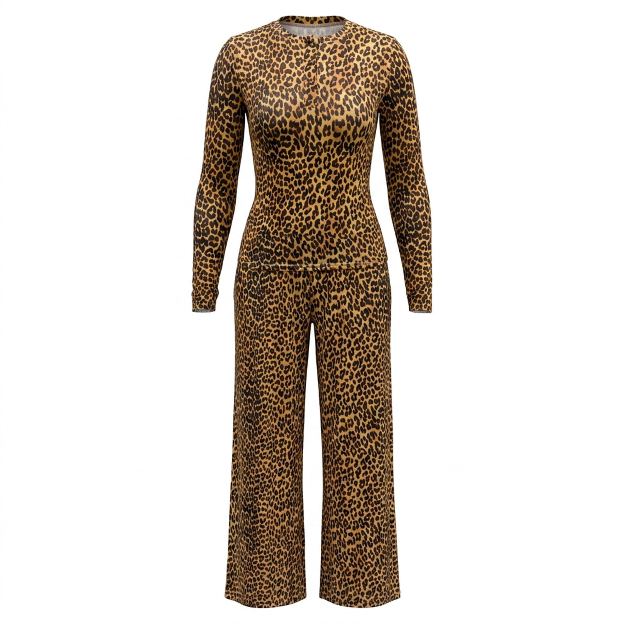 Luipaardprint - Linea - Linea LS Trouser Set Ld64 - 1