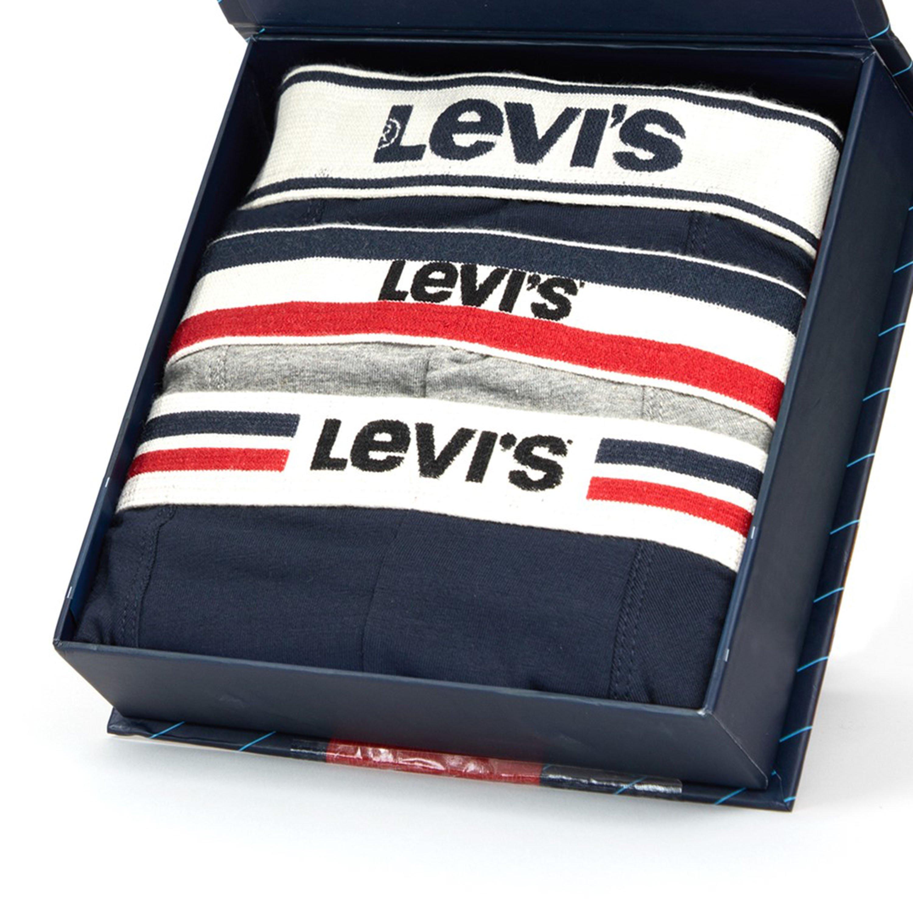 Navy Grey - Levis - 3 Pack Iconic Boxers - 3