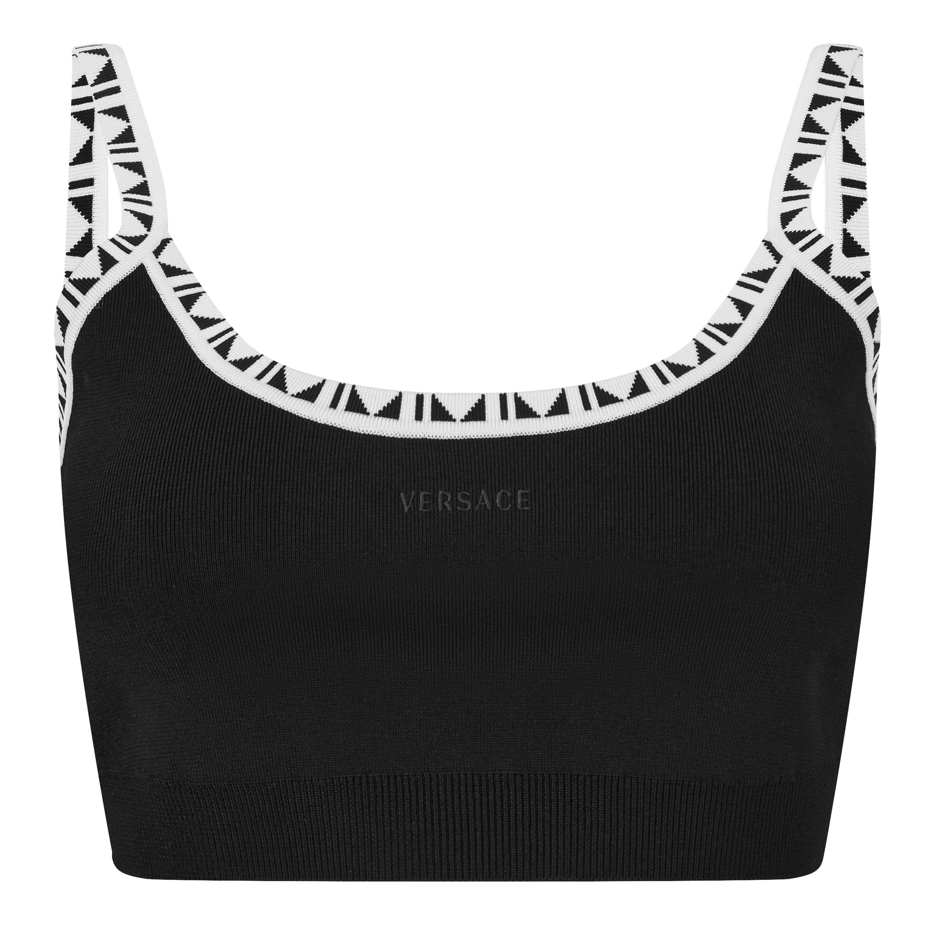 Versace Versace Knt Bralette Ld64 - Black - Size 40