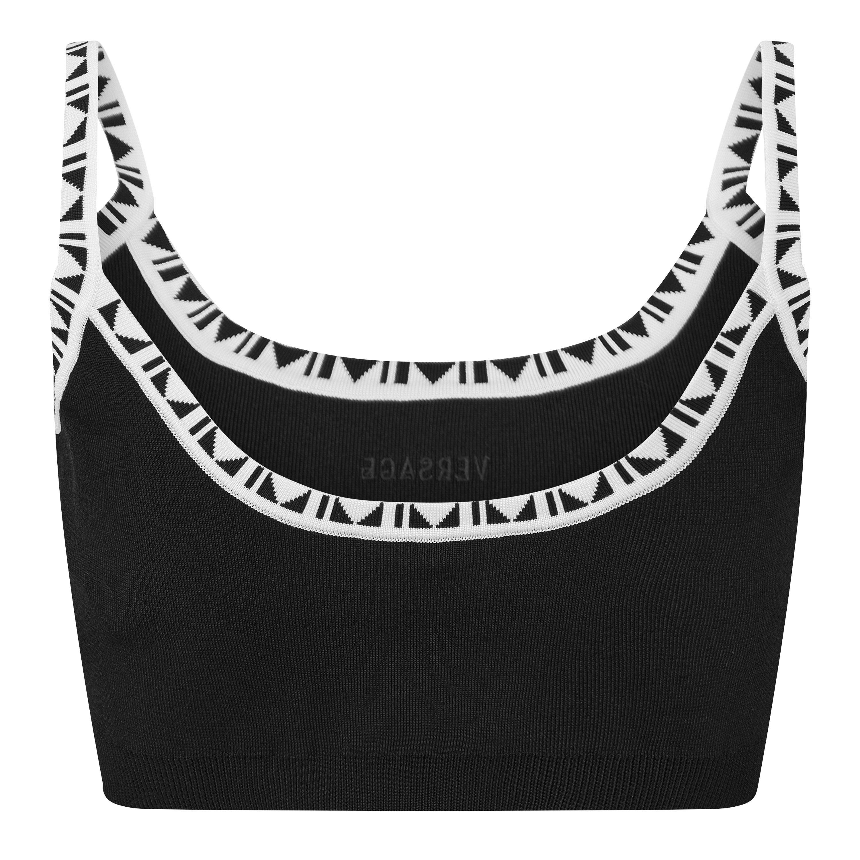 Black - Versace - Versace Knt Bralette Ld64 - 2
