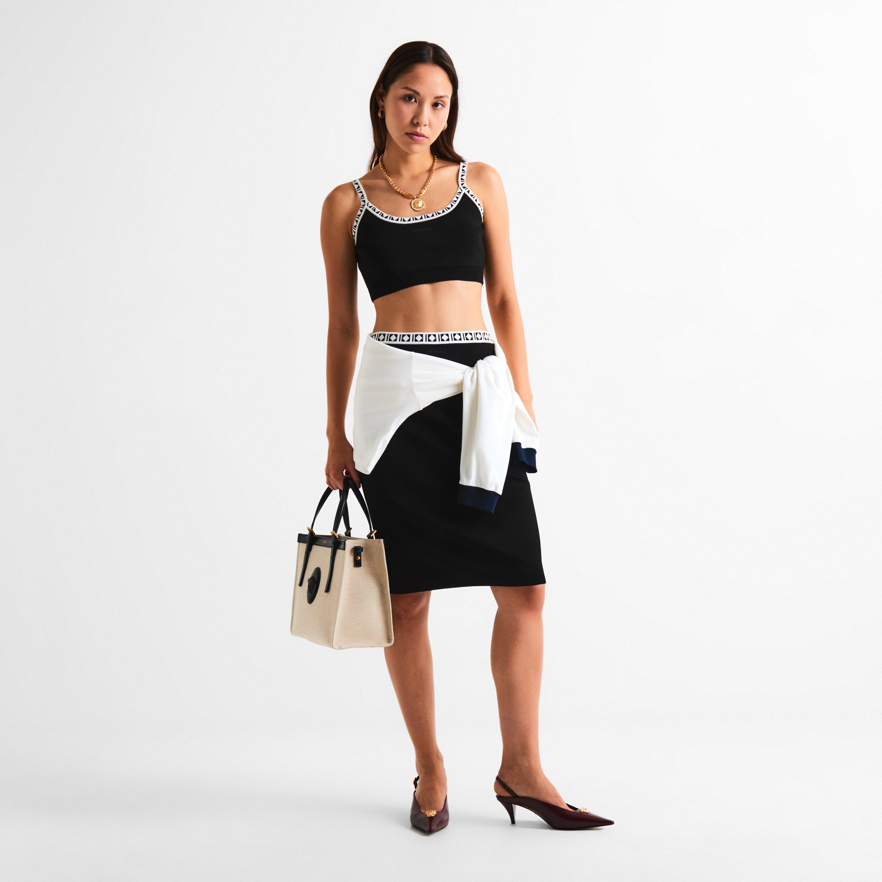 Black - Versace - Versace Knt Bralette Ld64 - 6