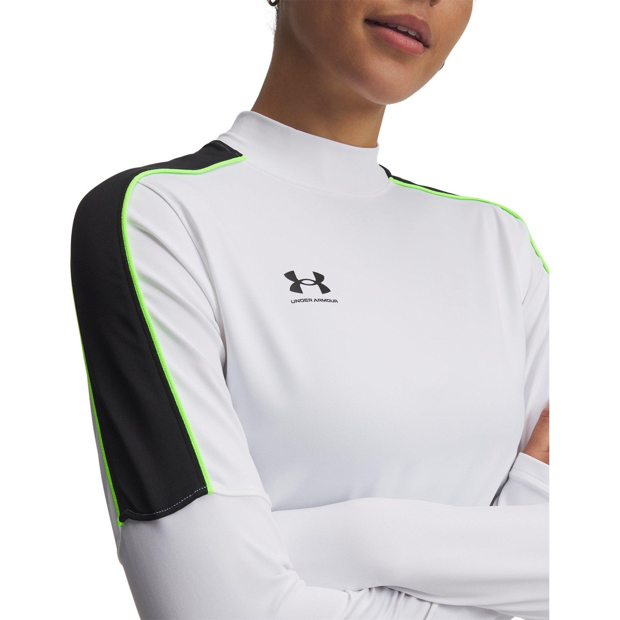 White/Ult Black - Under Armour - Women's Challenger Baselayer Top - 3