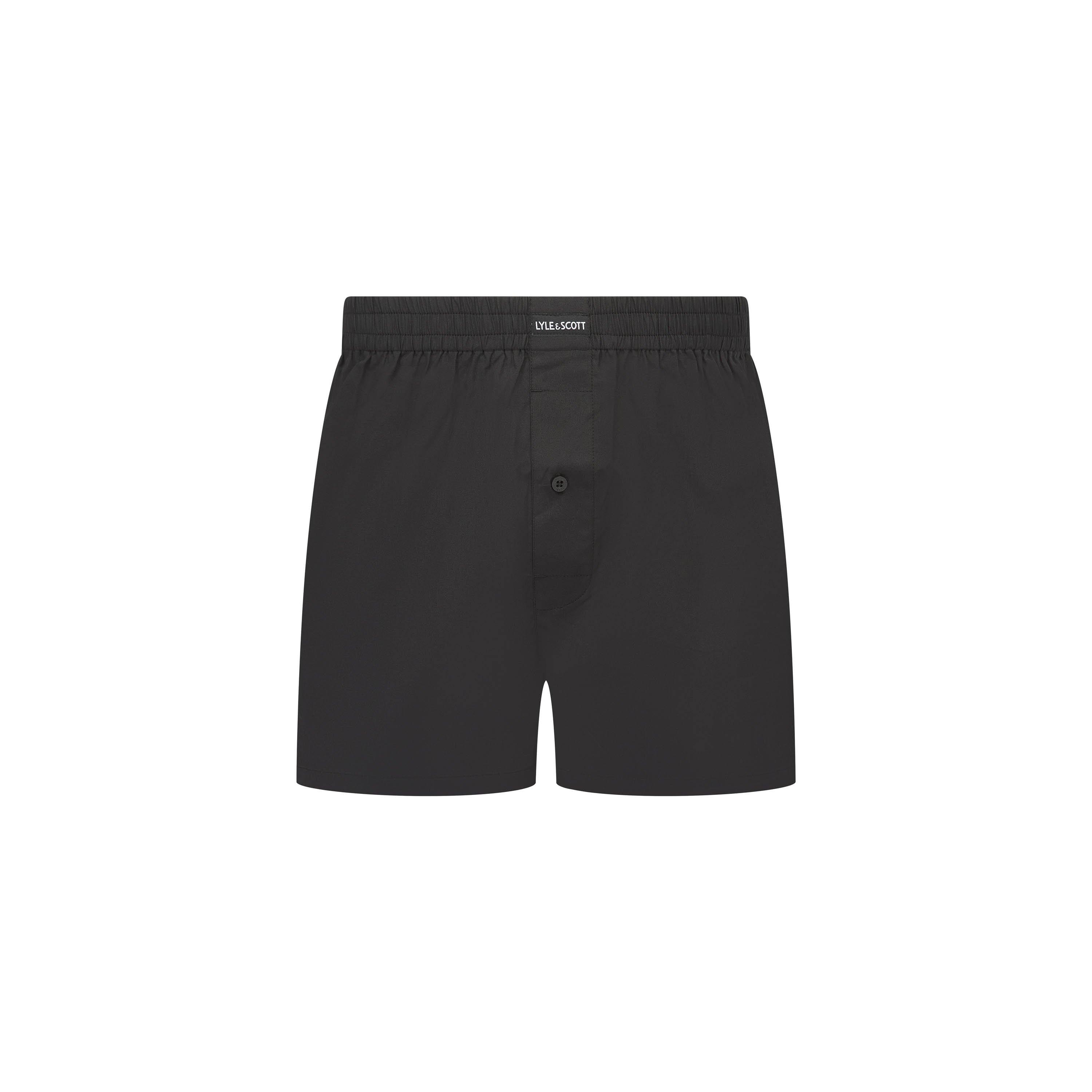 Black - Lyle and Scott - Woven Boxer - 2