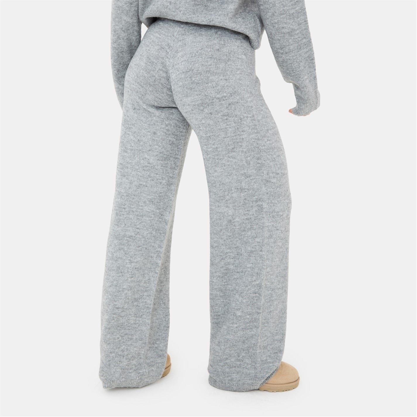Grau - I Saw It First - Knitted Hoody and Trouser Set - 5