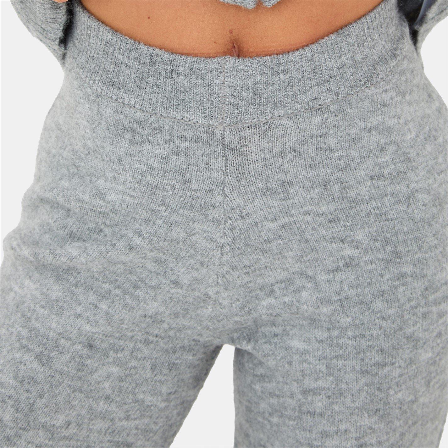 Grau - I Saw It First - Knitted Hoody and Trouser Set - 7