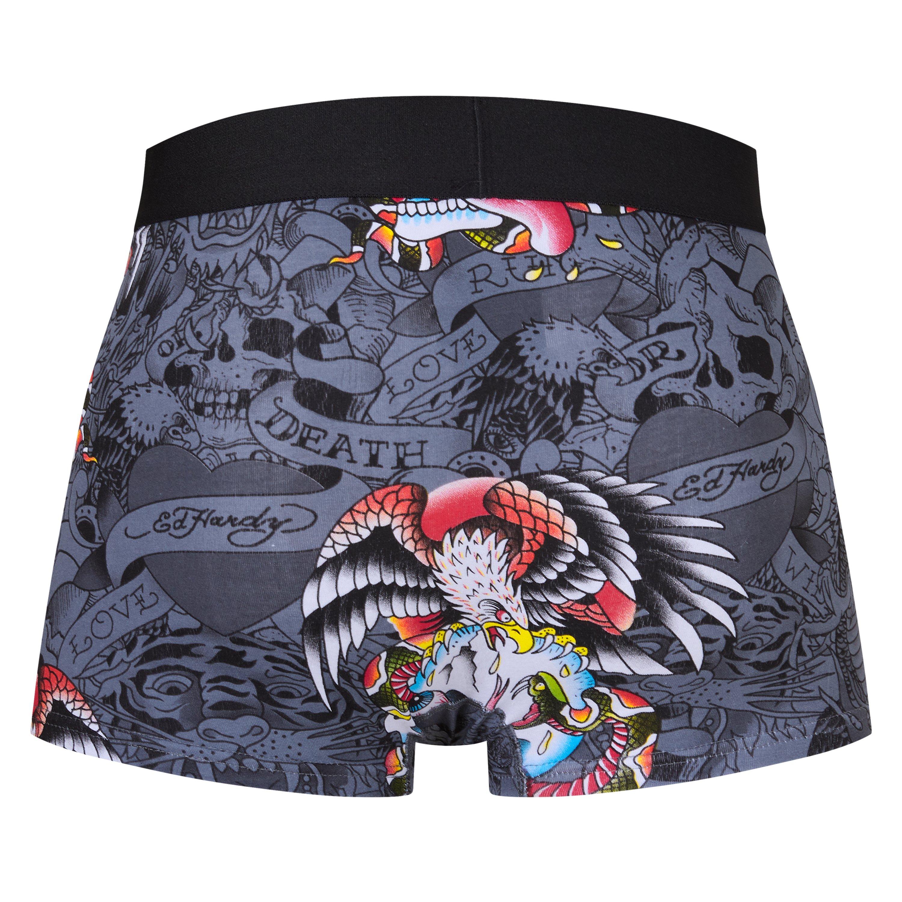 Multi - Ed Hardy - Men's 5 Pack Boxers - 2