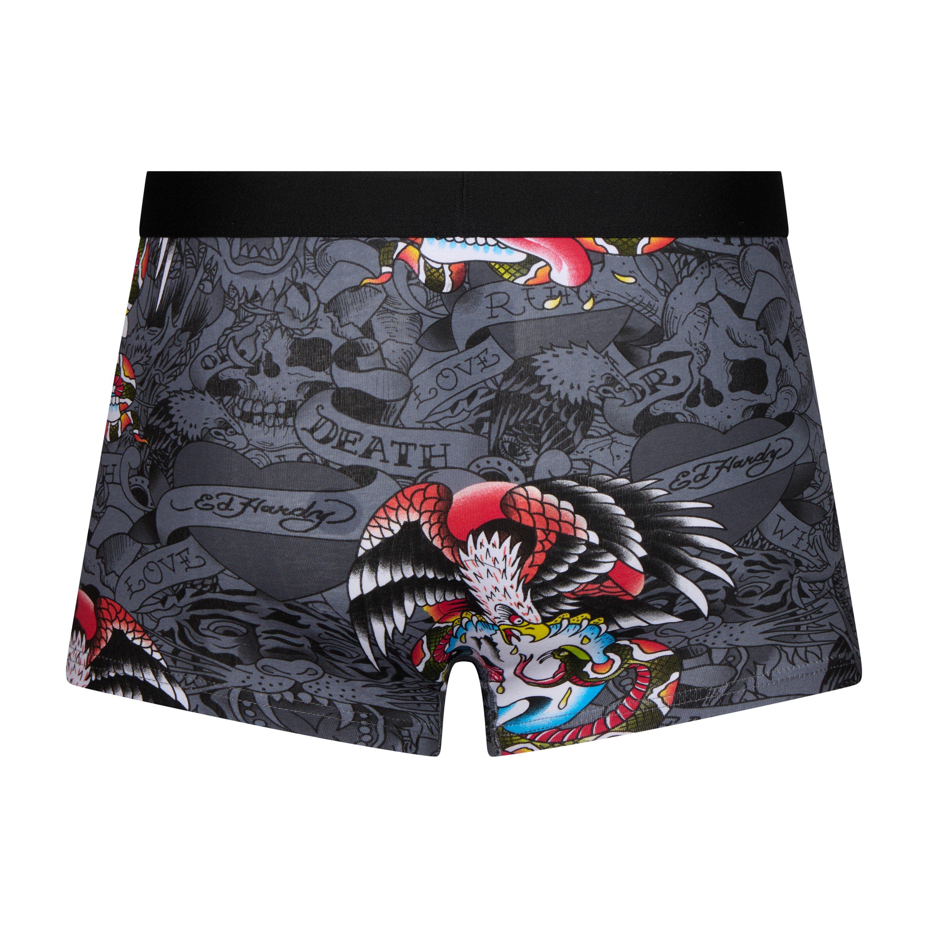 Multi - Ed Hardy - Men's 5 Pack Boxers - 4