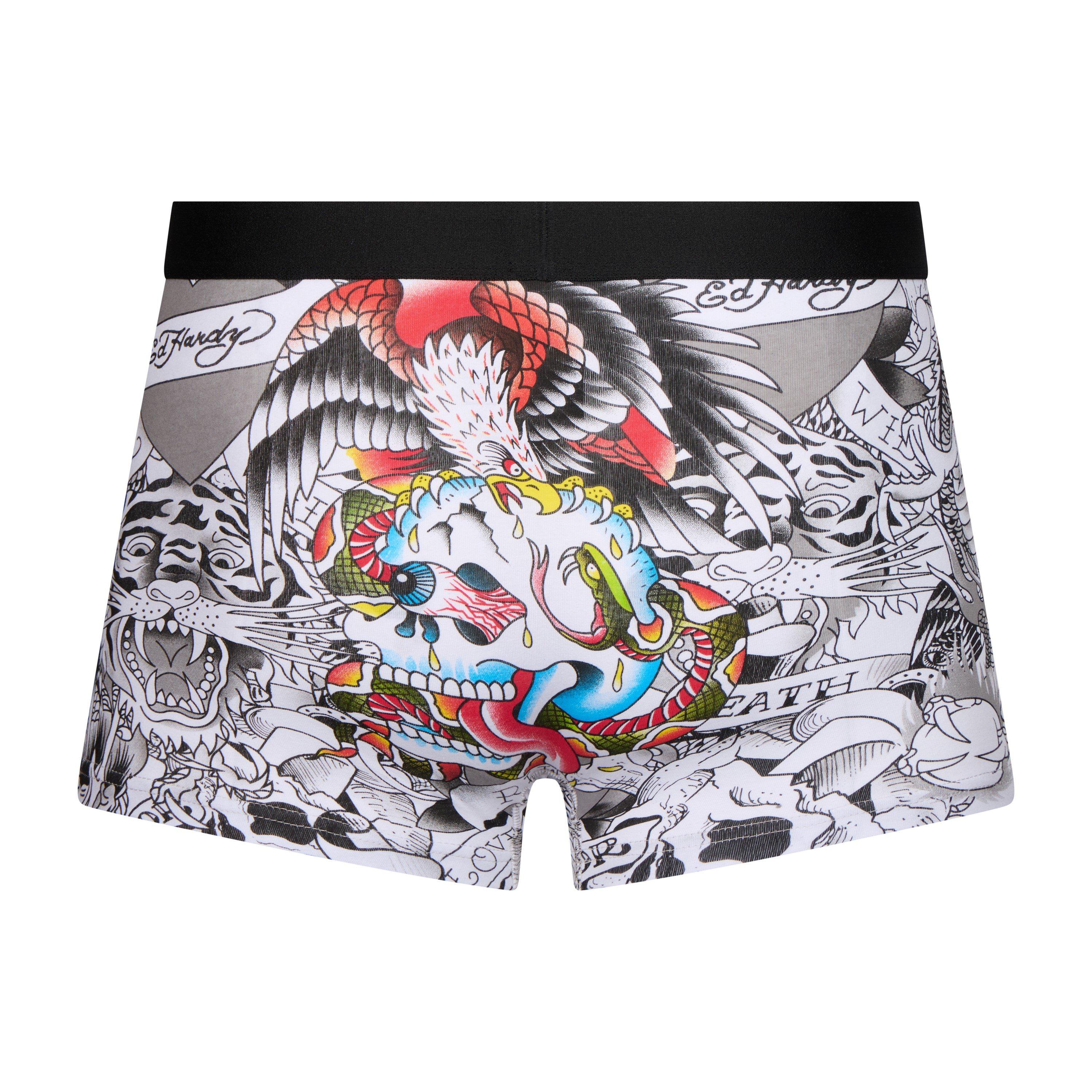 Multi - Ed Hardy - Men's 5 Pack Boxers - 6