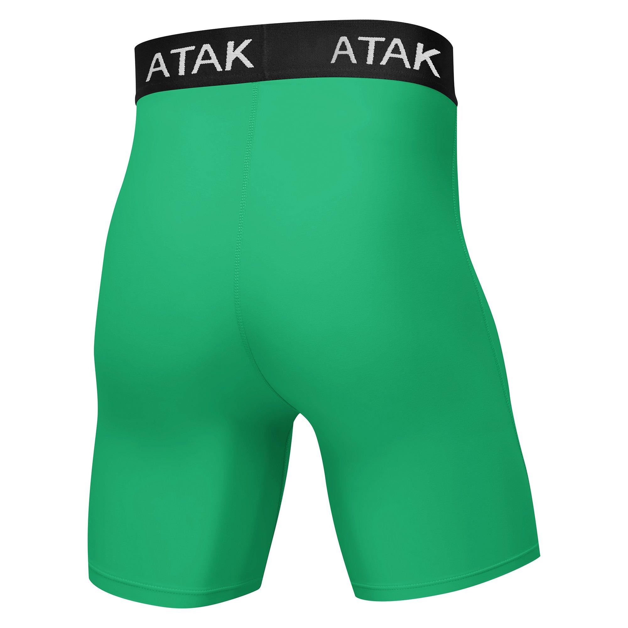 Green - ATAK Sports - Compression Shorts Senior - 2