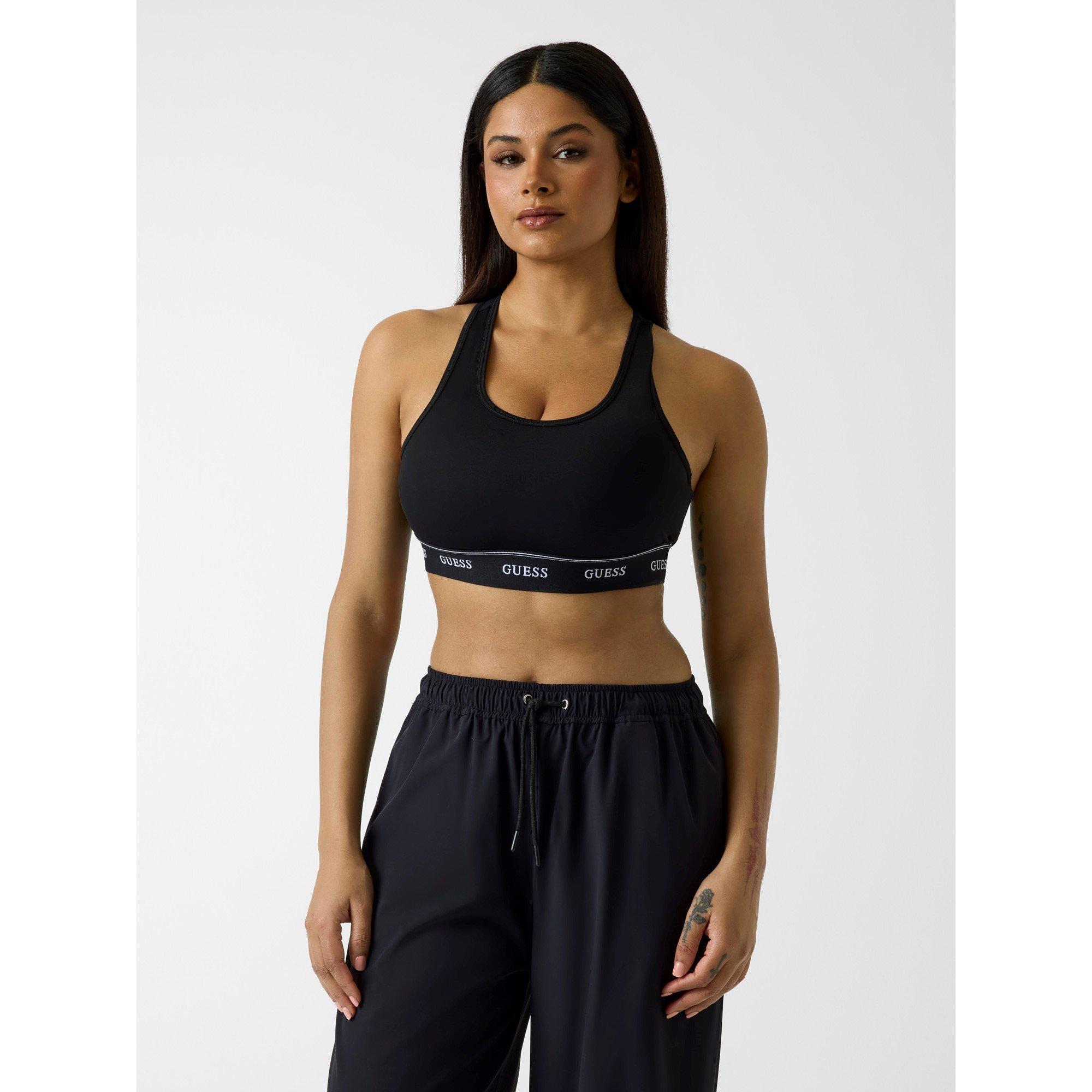 Jet Black - Guess - Women's Alba Jersey Bralette - 1