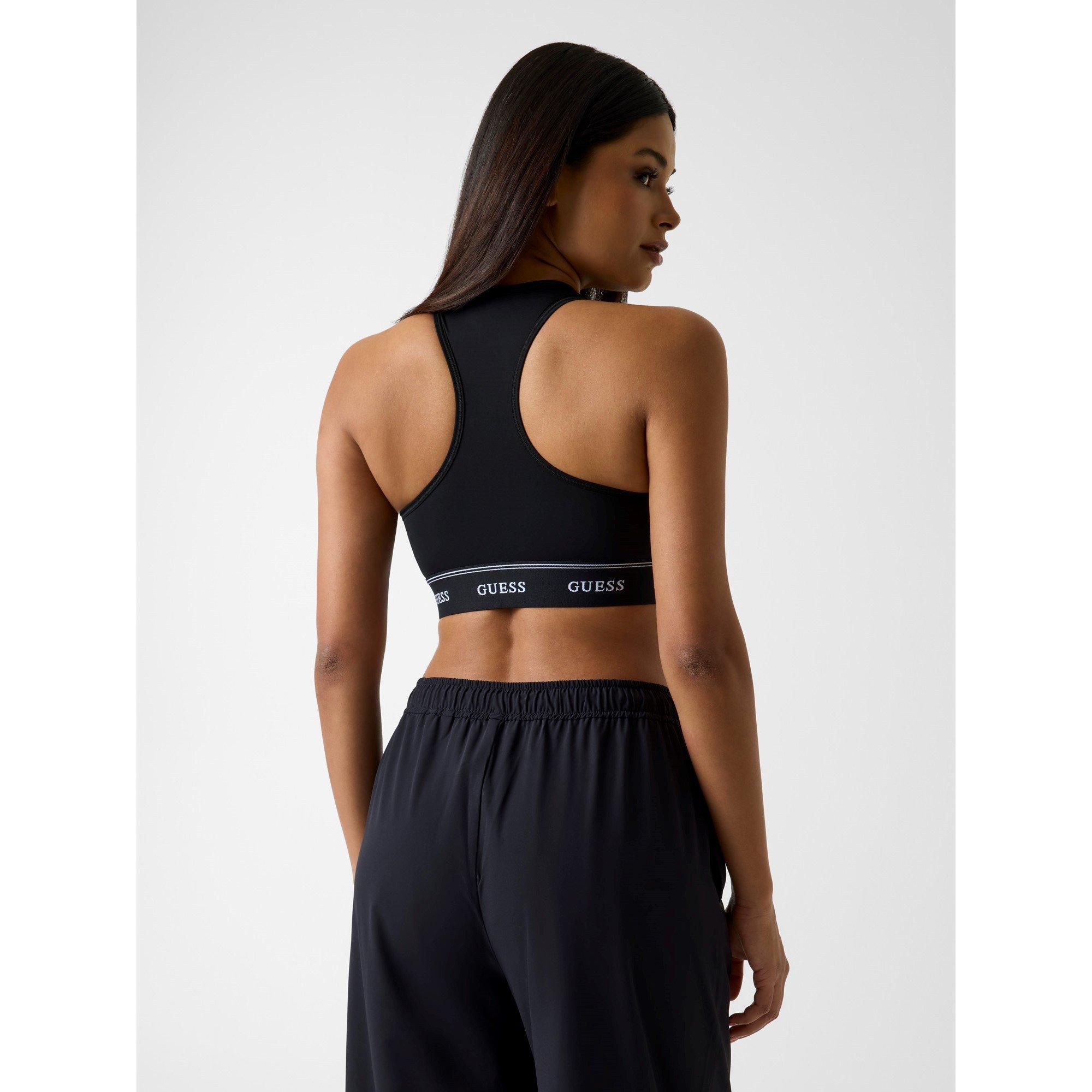 Jet Black - Guess - Women's Alba Jersey Bralette - 3