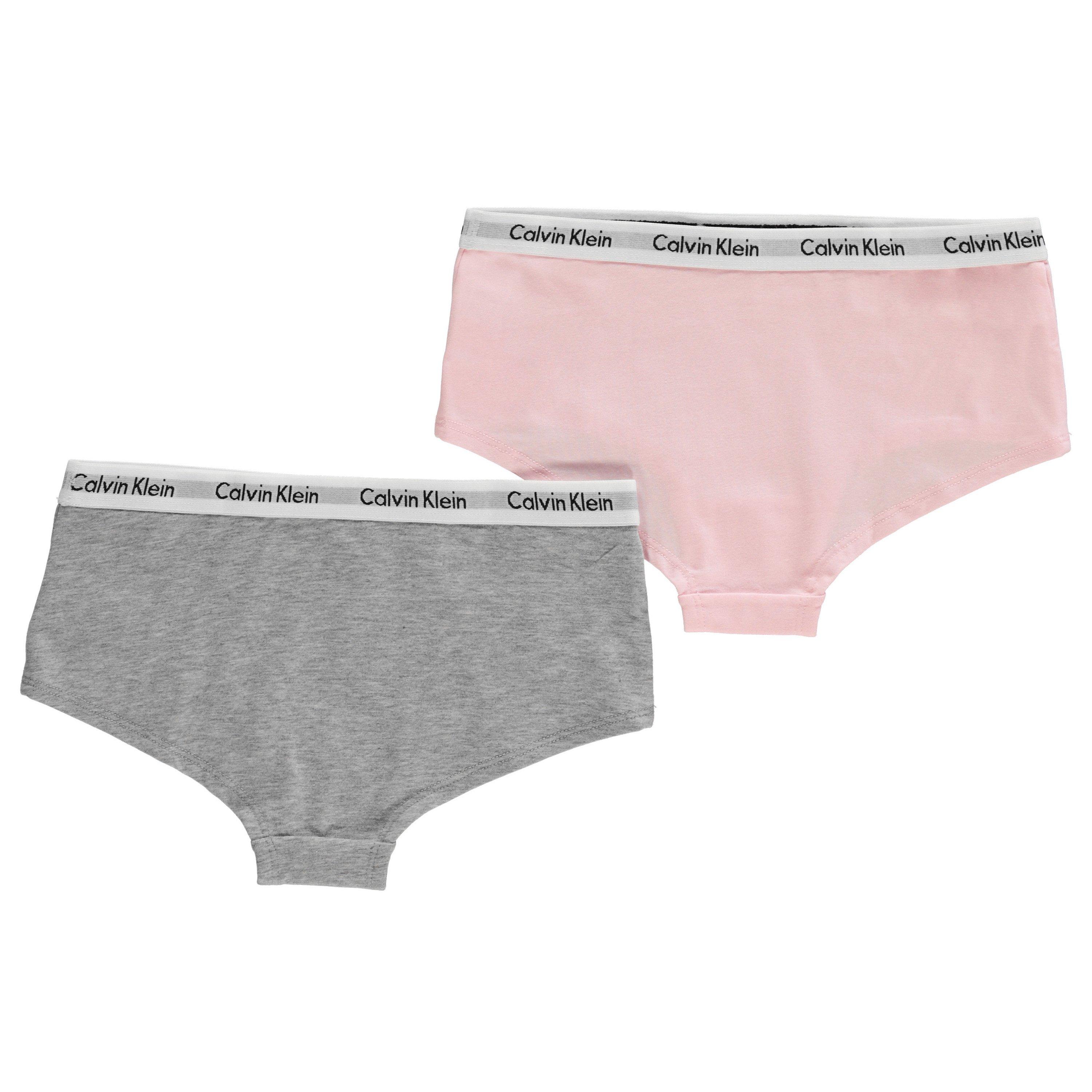 Gris/Unique 901 - Calvin Klein - Calvin 2 Pack Shortie Briefs - 2