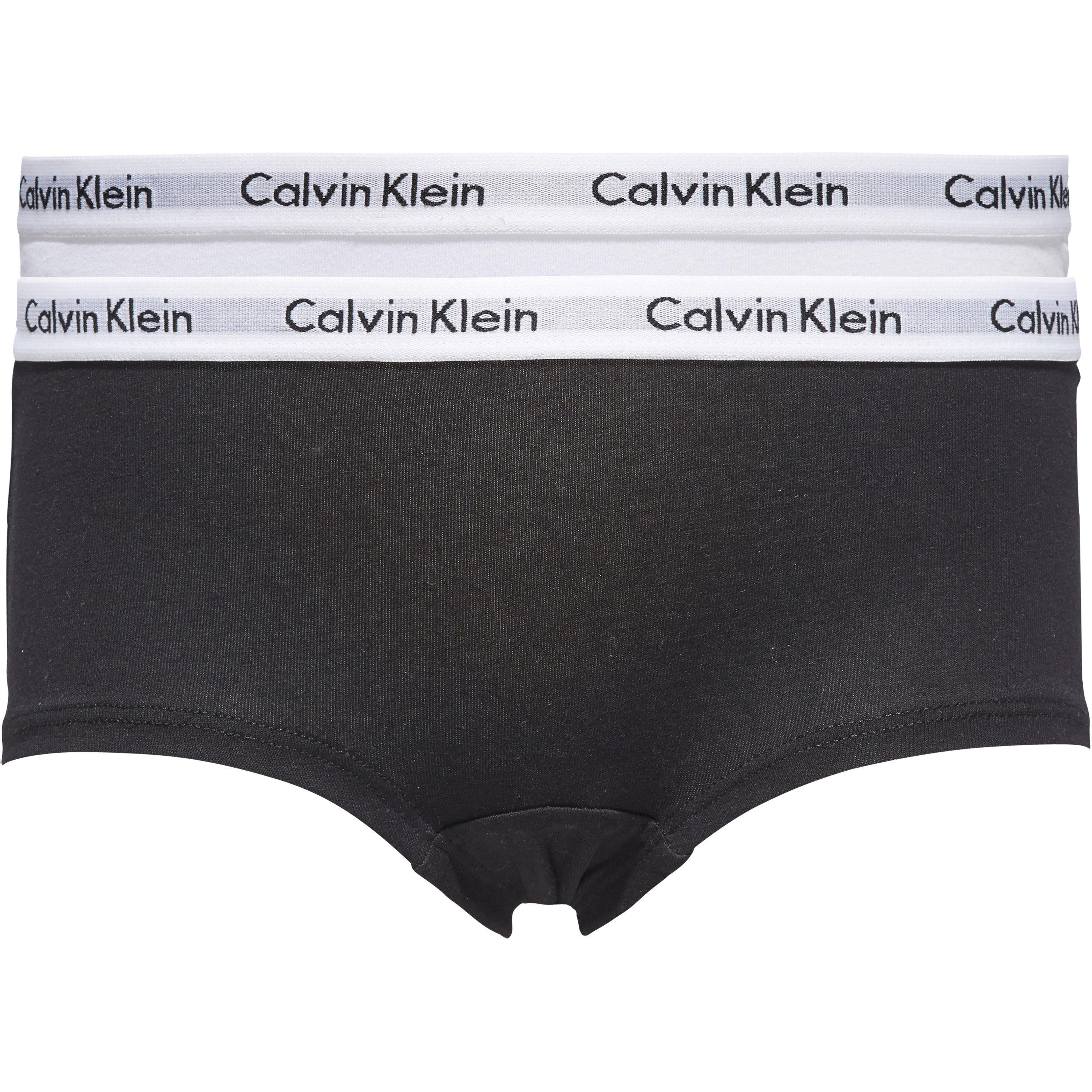 Wht/Blk 908 - Calvin Klein - 2 Pack Shortie Briefs - 1